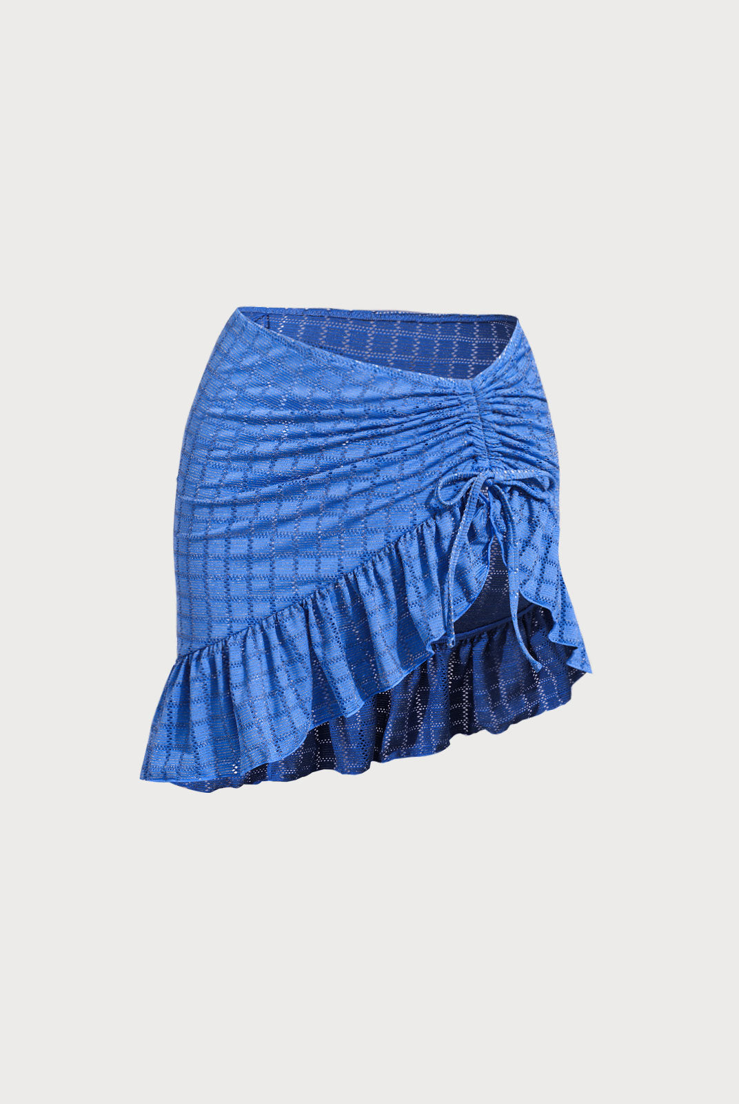 Women Knitted Nylon Cover ups Blue Sustainable Cover-ups - BERLOOK