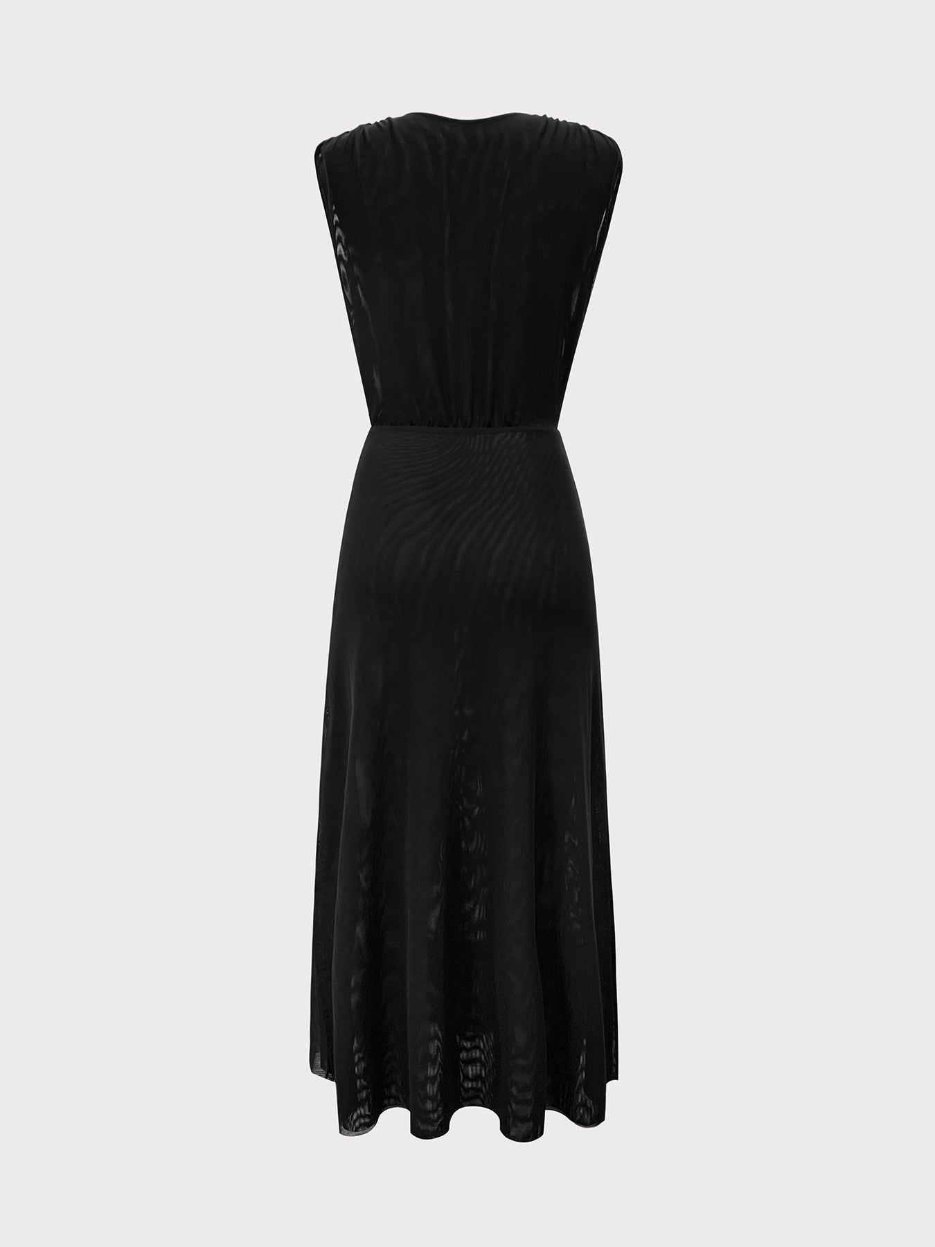 Women Knitted Nylon Mesh Cover-ups Sustainable Beach Dress - BERLOOK