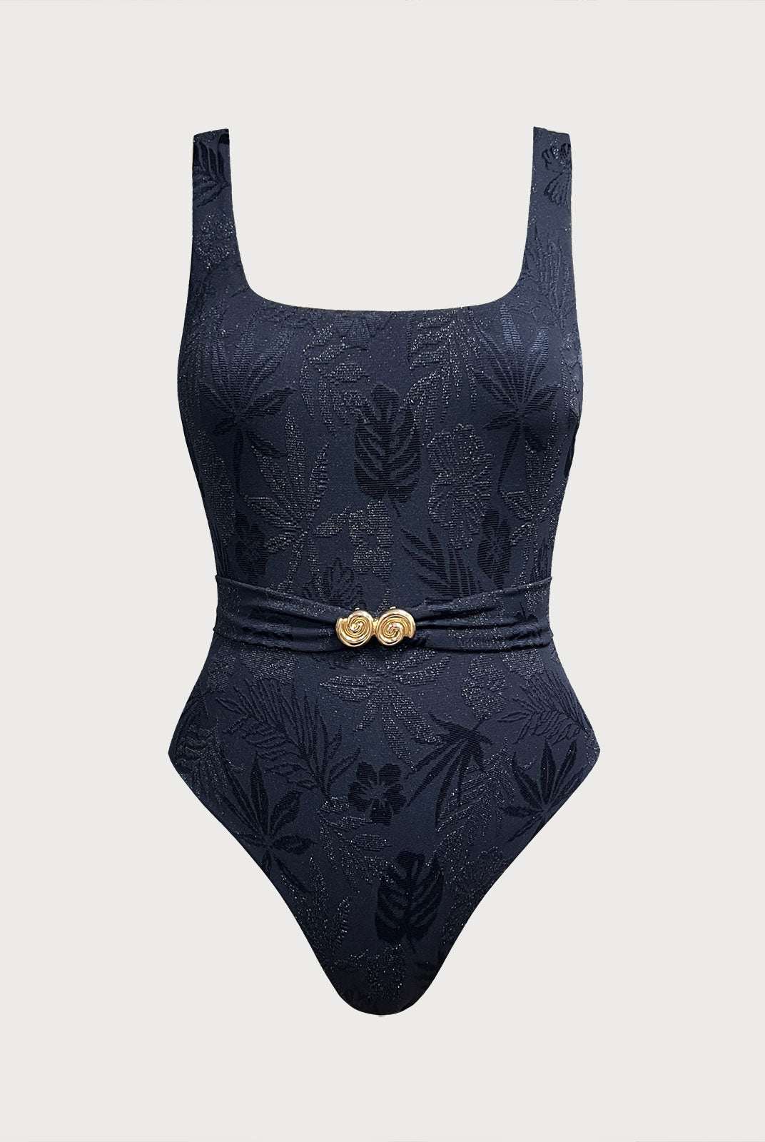 Women Knitted Nylon One Pieces Swimwear Blue Sustainable One-Pieces - BERLOOK
