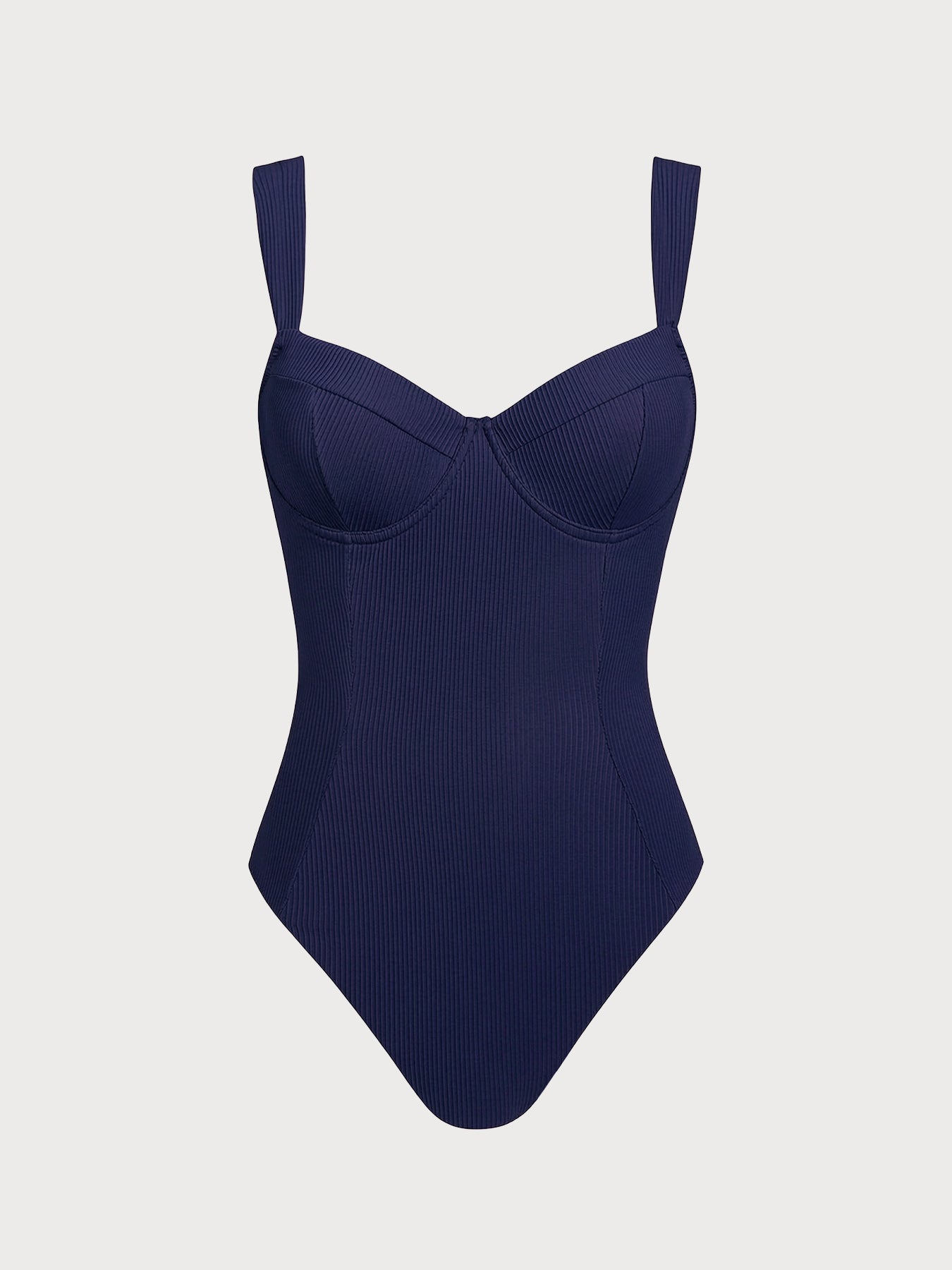 Women Knitted Nylon One Pieces Swimwear Sustainable One-Pieces - BERLOOK