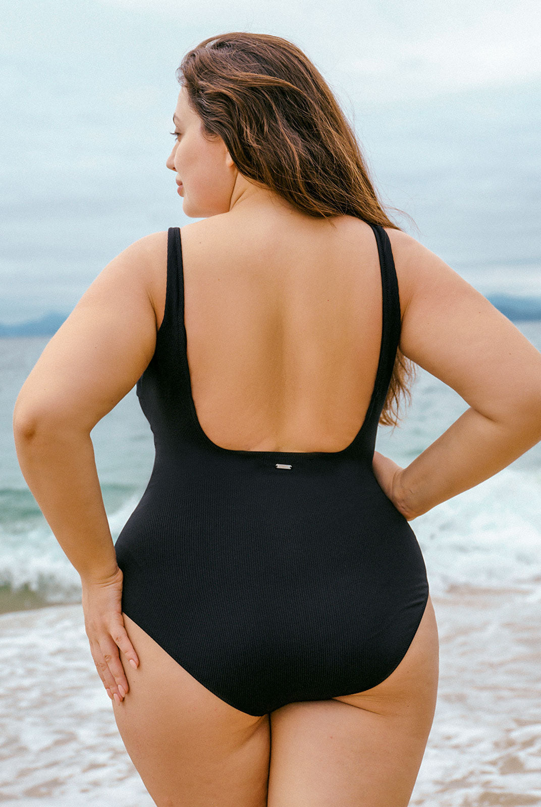 Women Knitted Nylon One Pieces Swimwear Sustainable Plus Size One-Pieces - BERLOOK