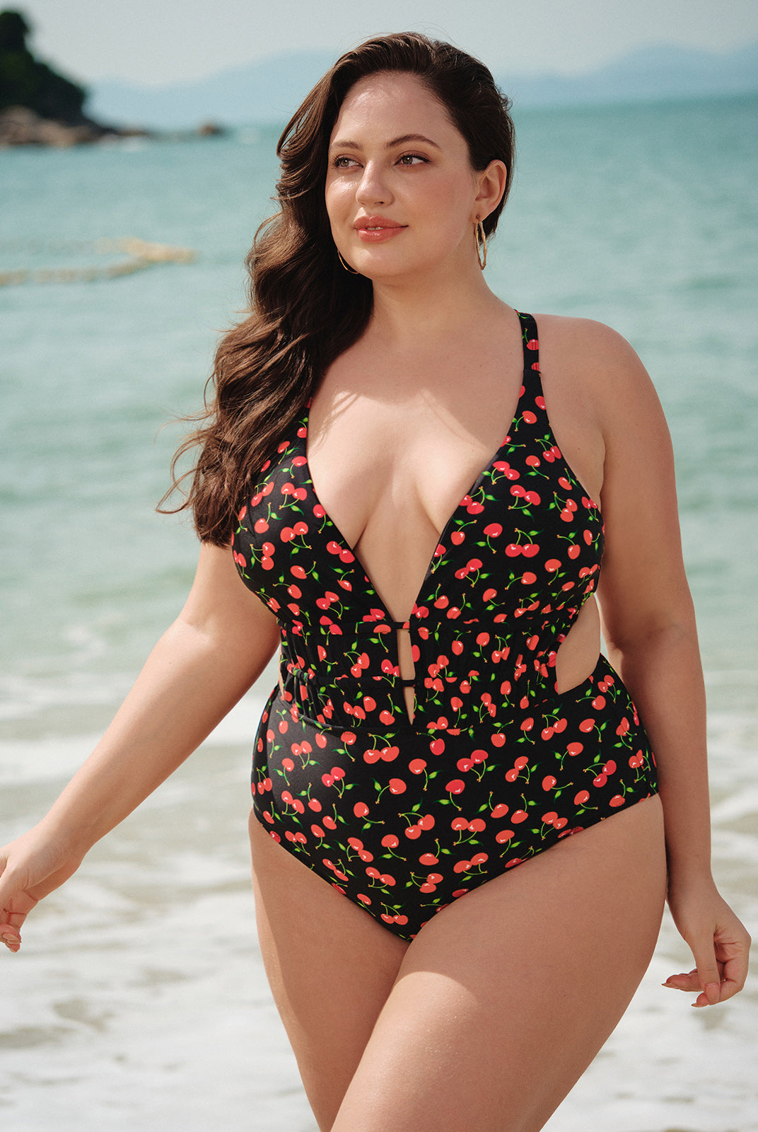 Women Knitted Nylon One Pieces Swimwear Sustainable Plus Size One-Pieces - BERLOOK
