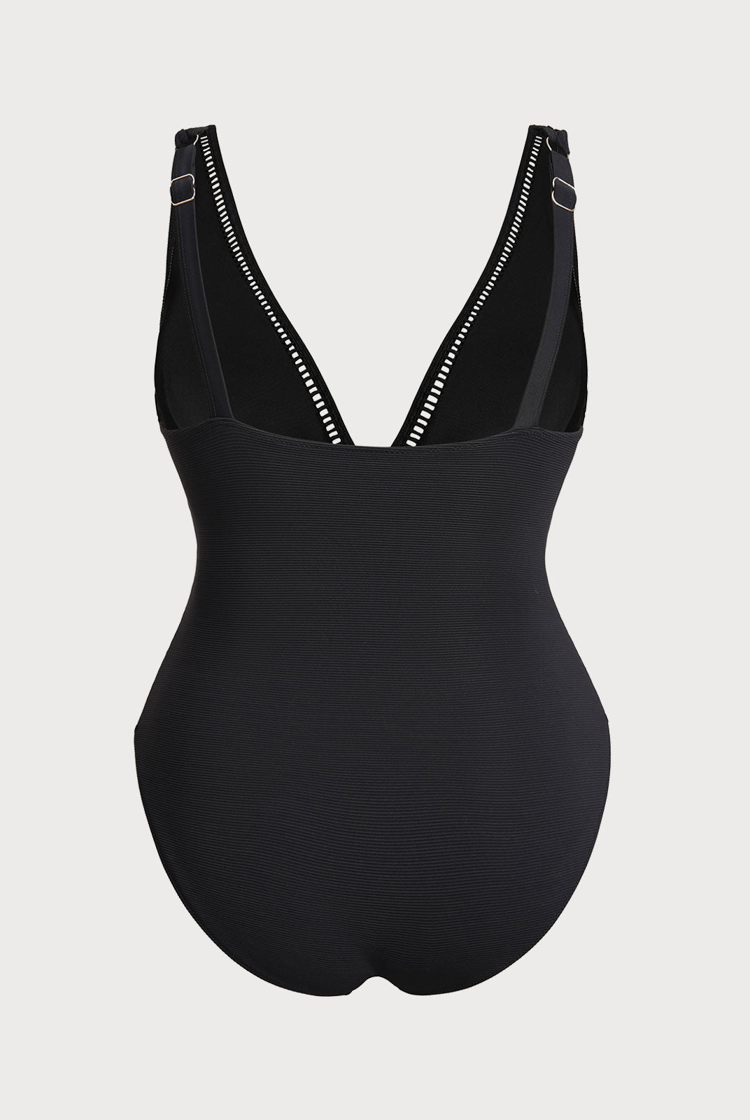 Women Knitted Nylon One Pieces Swimwear Sustainable Plus Size One-Pieces - BERLOOK