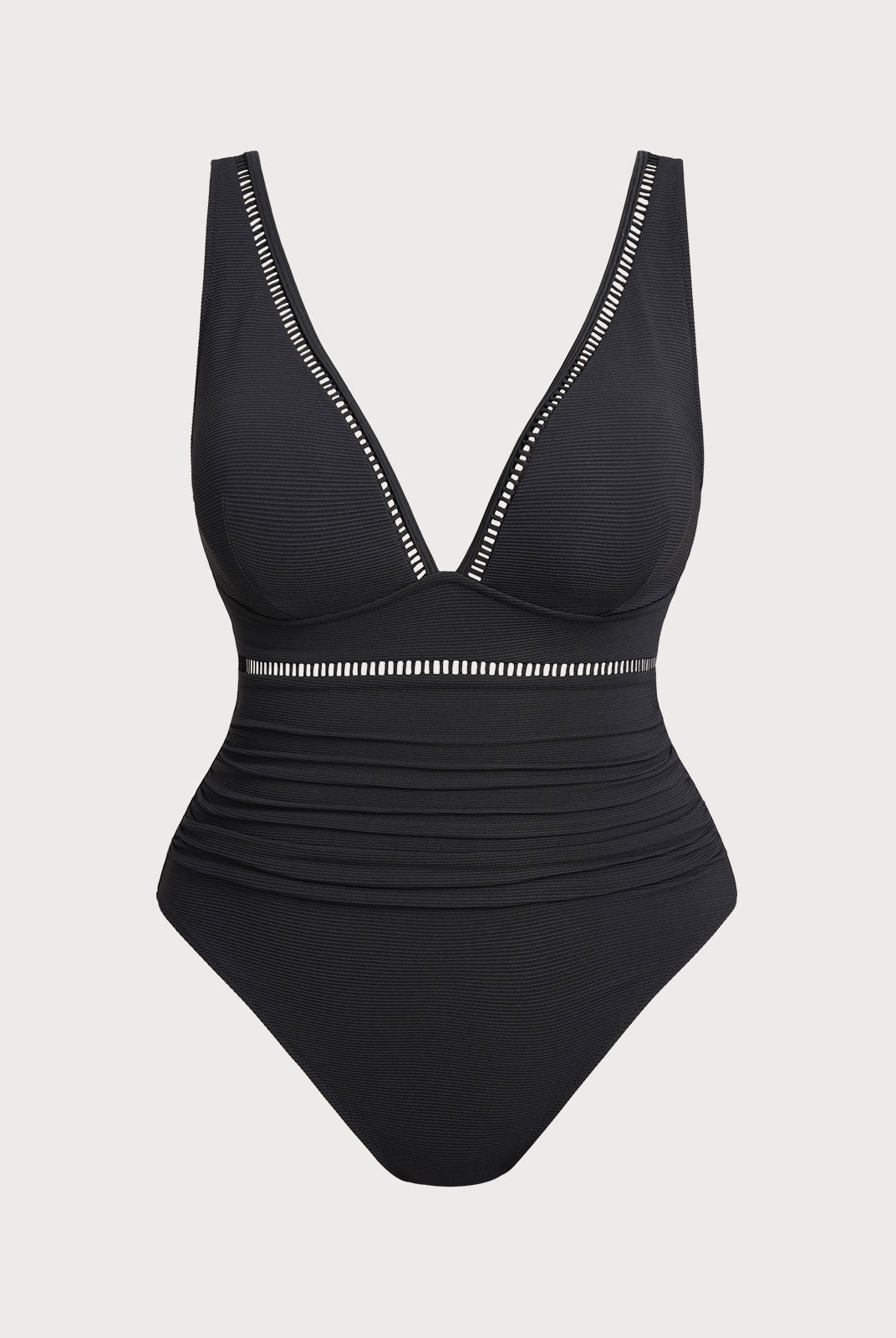 Women Knitted Nylon One Pieces Swimwear Sustainable Plus Size One-Pieces - BERLOOK