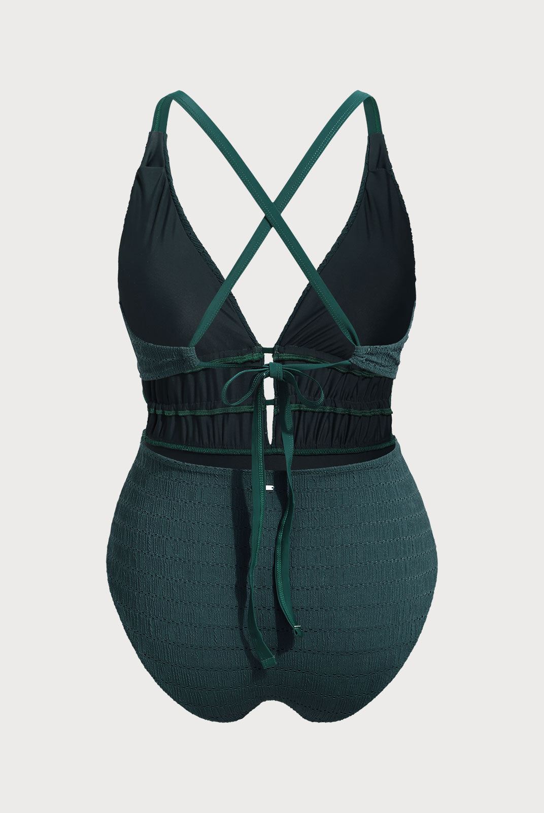 Women Knitted Nylon One Pieces Swimwear Sustainable Plus Size One-Pieces - BERLOOK