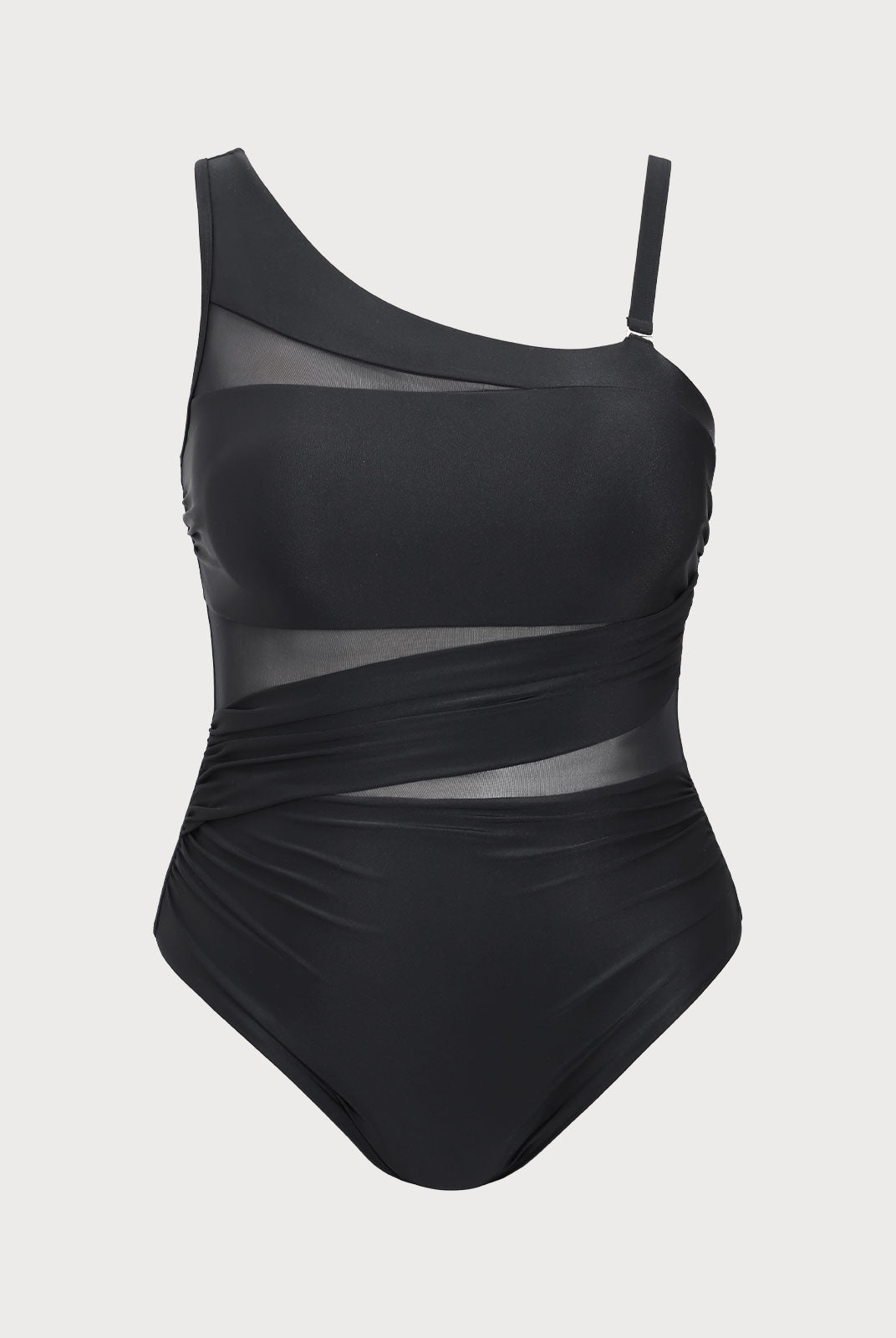 Women Knitted Nylon One Pieces Swimwear Sustainable Plus Size One-Pieces - BERLOOK