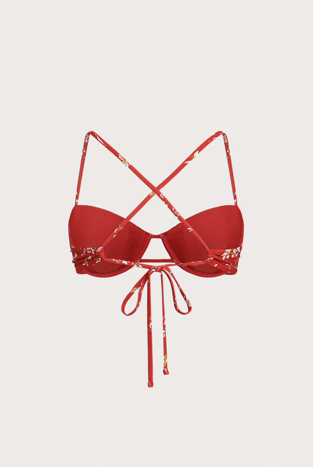 Women Knitted Nylon Printed Bikini Tops Sustainable Bikinis - BERLOOK