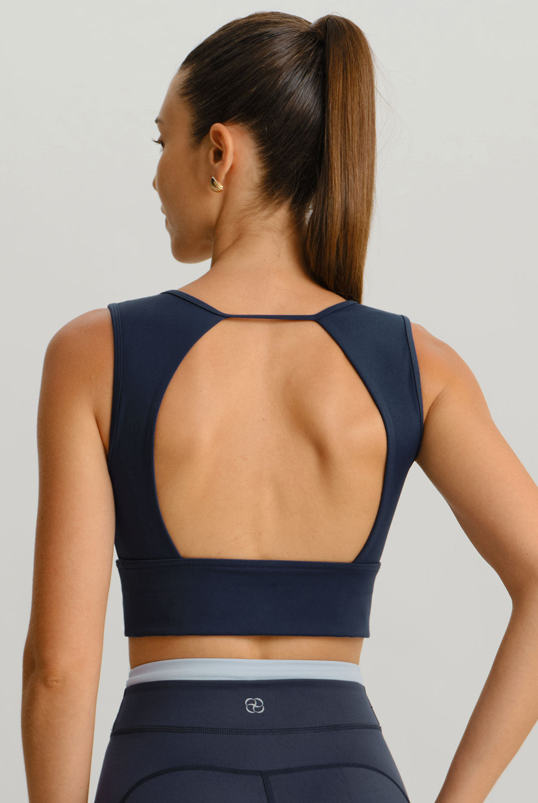 Women Knitted Nylon Sports Bras Sustainable Yoga Tops - BERLOOK