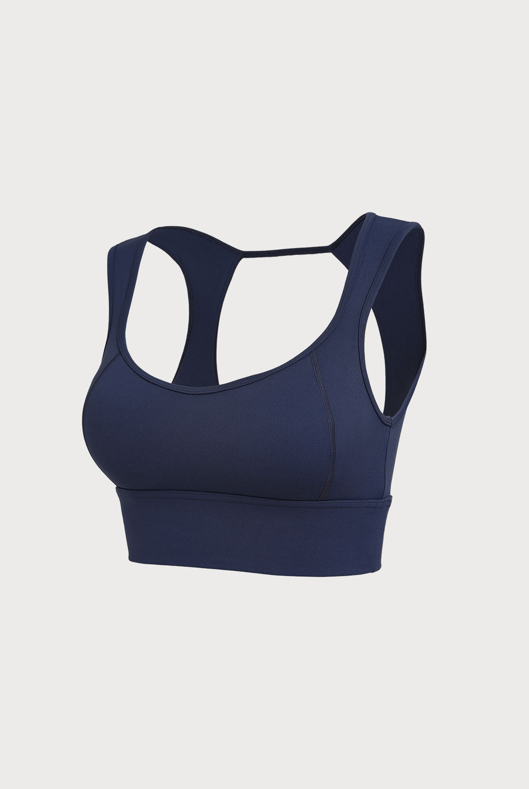 Women Knitted Nylon Sports Bras Sustainable Yoga Tops - BERLOOK