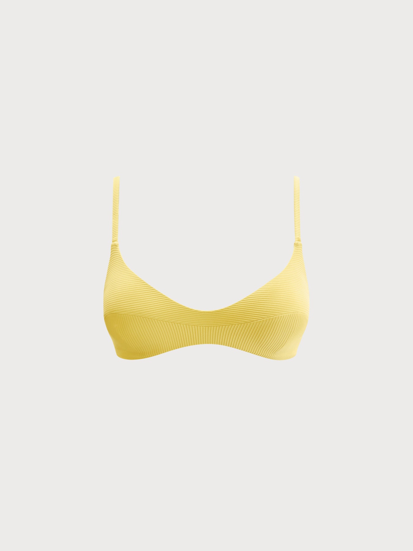 Women Knitted Nylon Surf tops Yellow Sustainable Surfing Clothes - BERLOOK