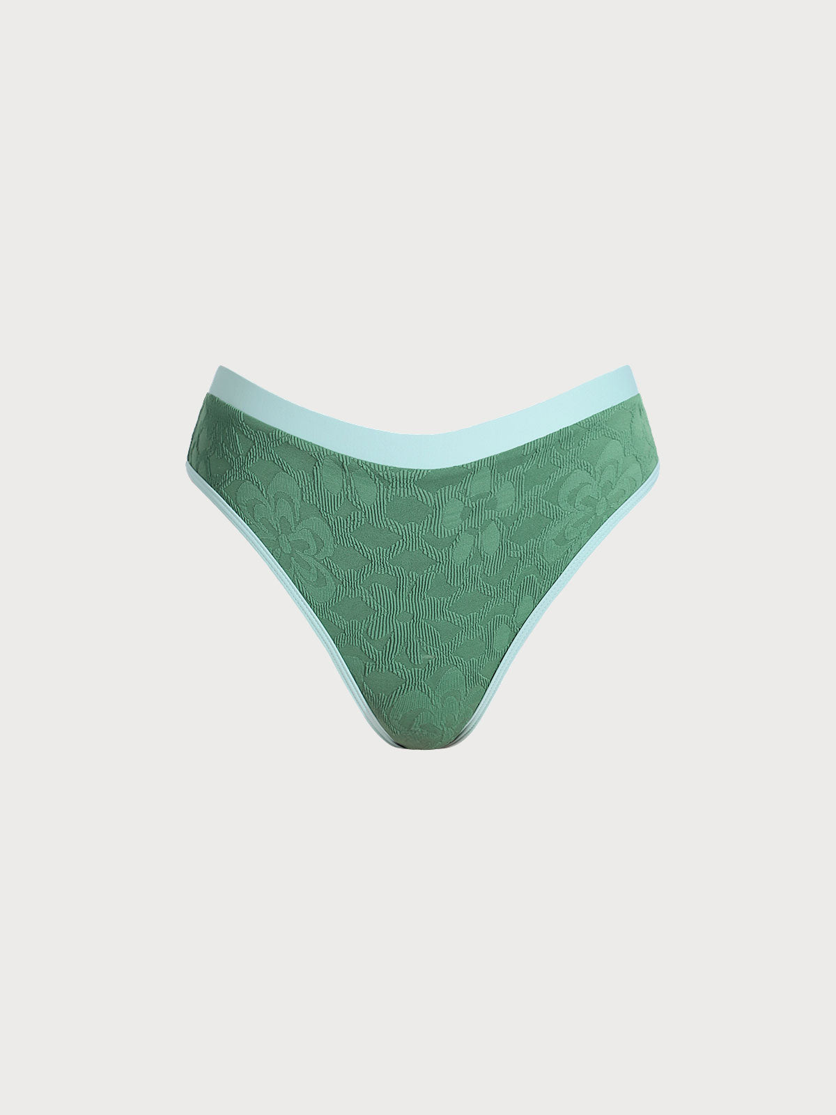 Women Knitted Nylon Surfing Bottoms Dark Green Sustainable Surfing Clothes - BERLOOK