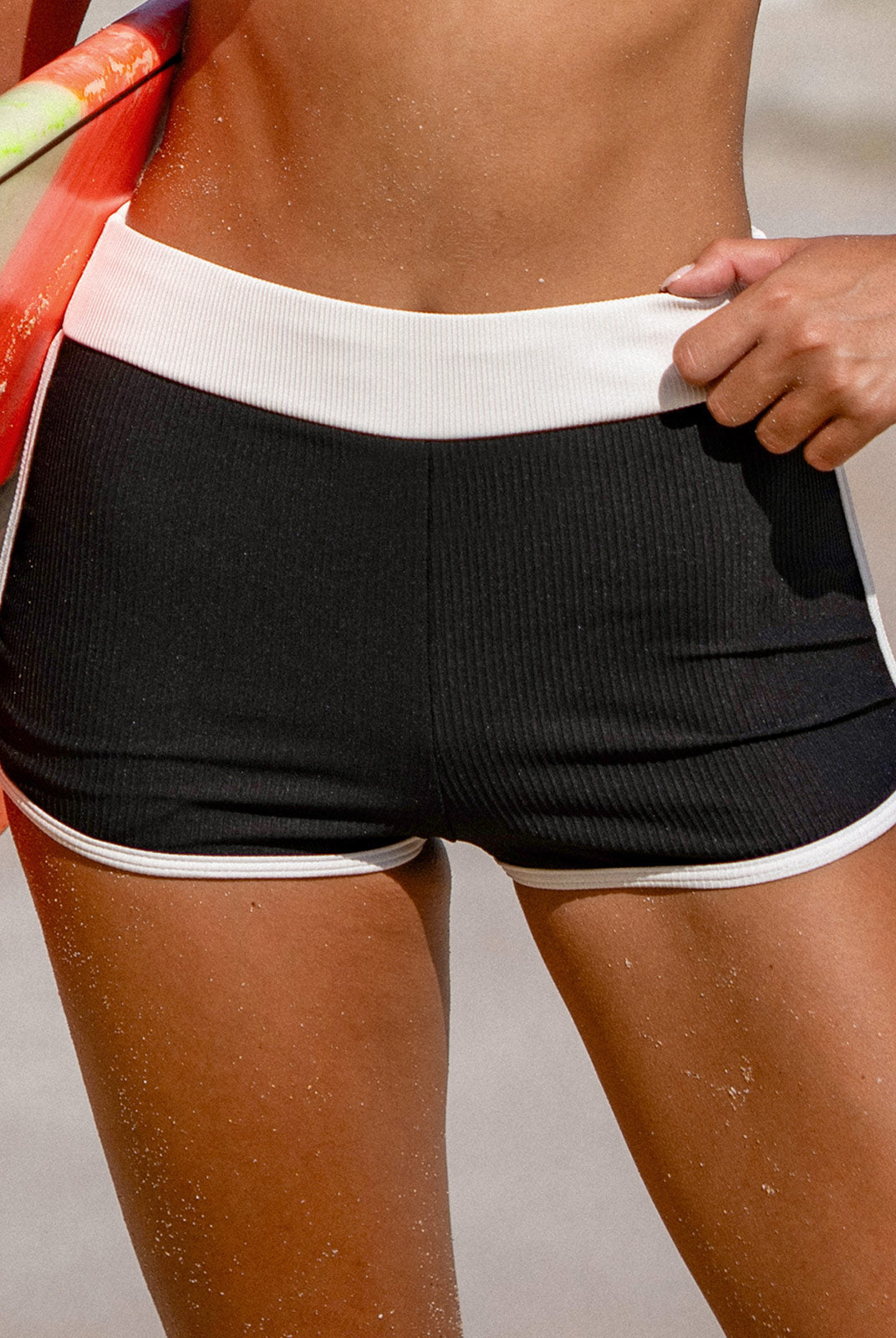Women knitted nylon surfing bottoms Sustainable Surfing Clothes - BERLOOK