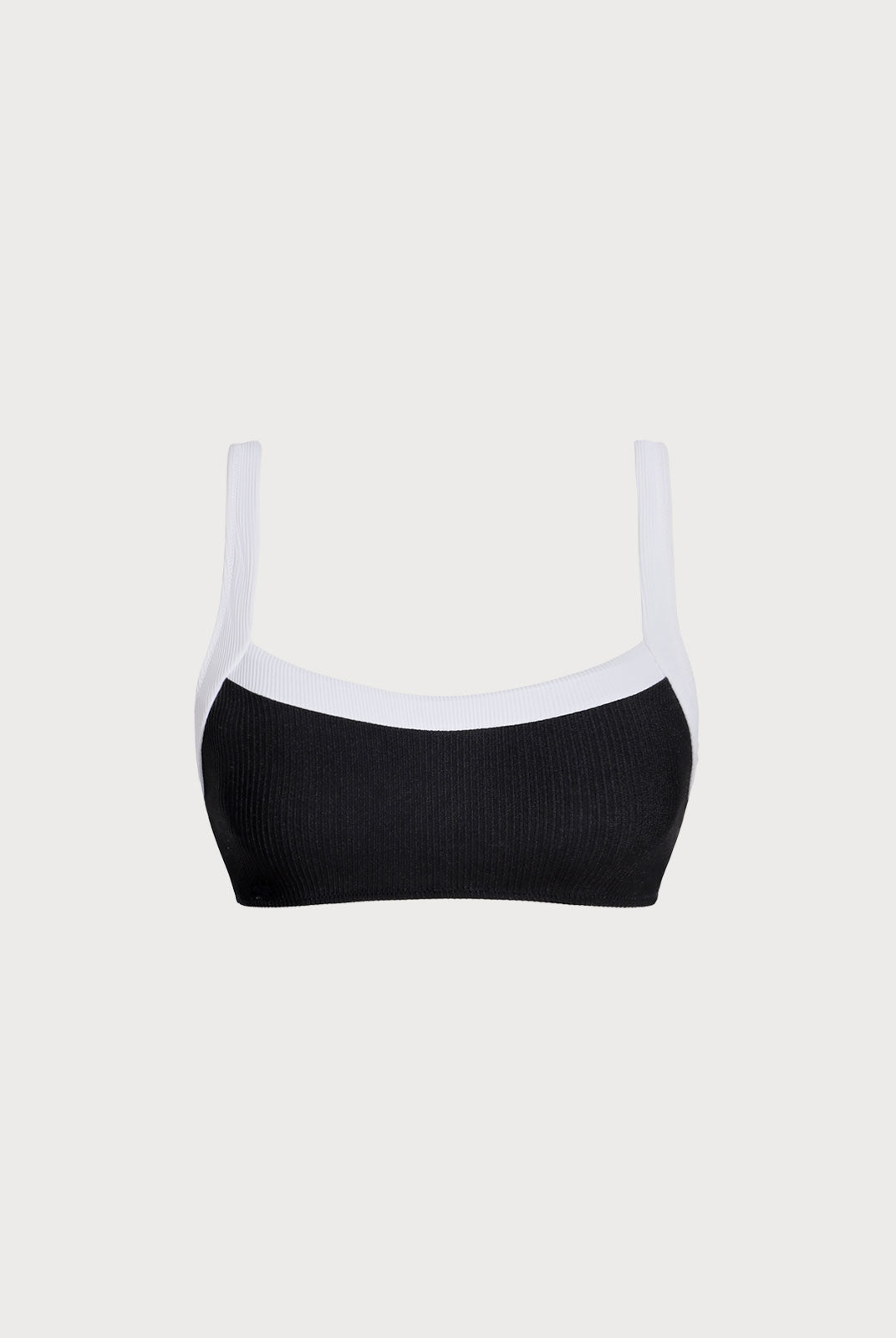 Women Knitted Nylon Surfing Tops Black Sustainable Surfing Clothes - BERLOOK