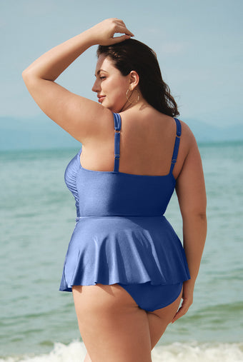 Women Knitted Nylon Tankini Bottoms Sustainable Plus Size Tankinis - BERLOOK