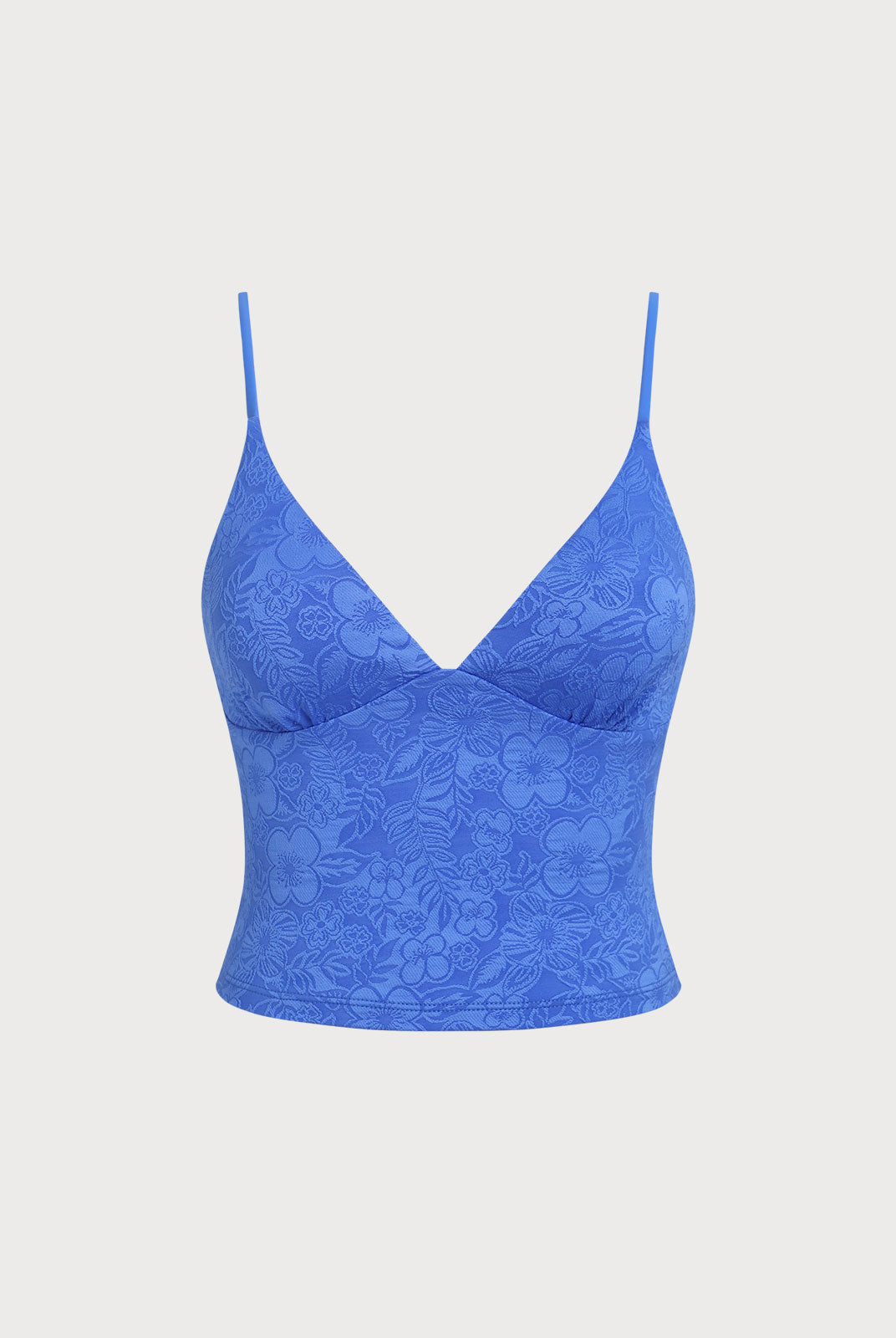 Women Knitted Nylon Tankini Tops Blue Sustainable Tankinis - BERLOOK