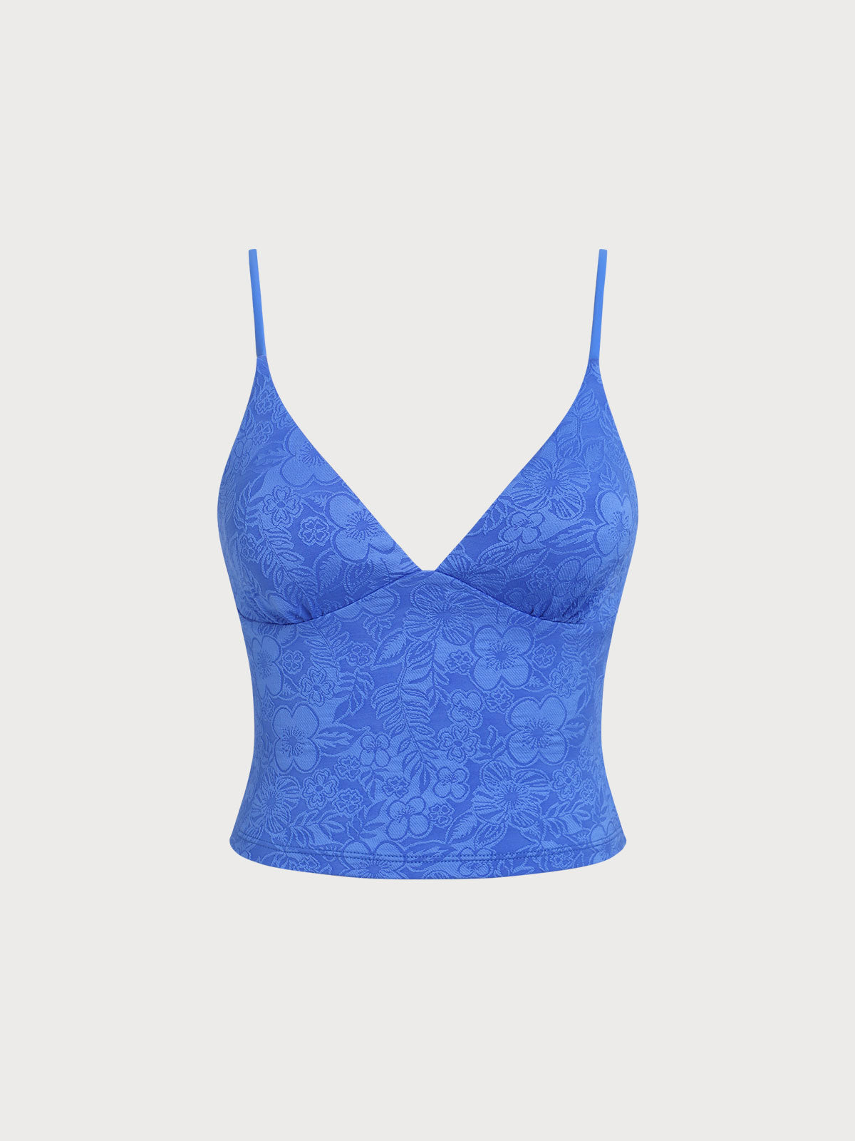 Women Knitted Nylon Tankini Tops Blue Sustainable Tankinis - BERLOOK