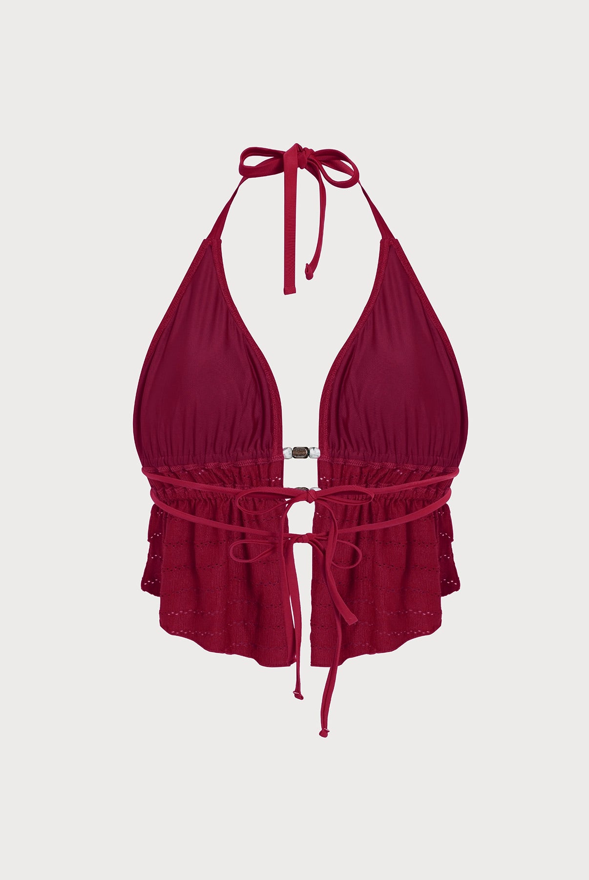 Women Knitted Nylon Tankini Tops Sustainable Plus Size Tankinis - BERLOOK