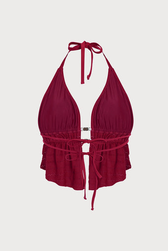 Women Knitted Nylon Tankini Tops Sustainable Plus Size Tankinis - BERLOOK