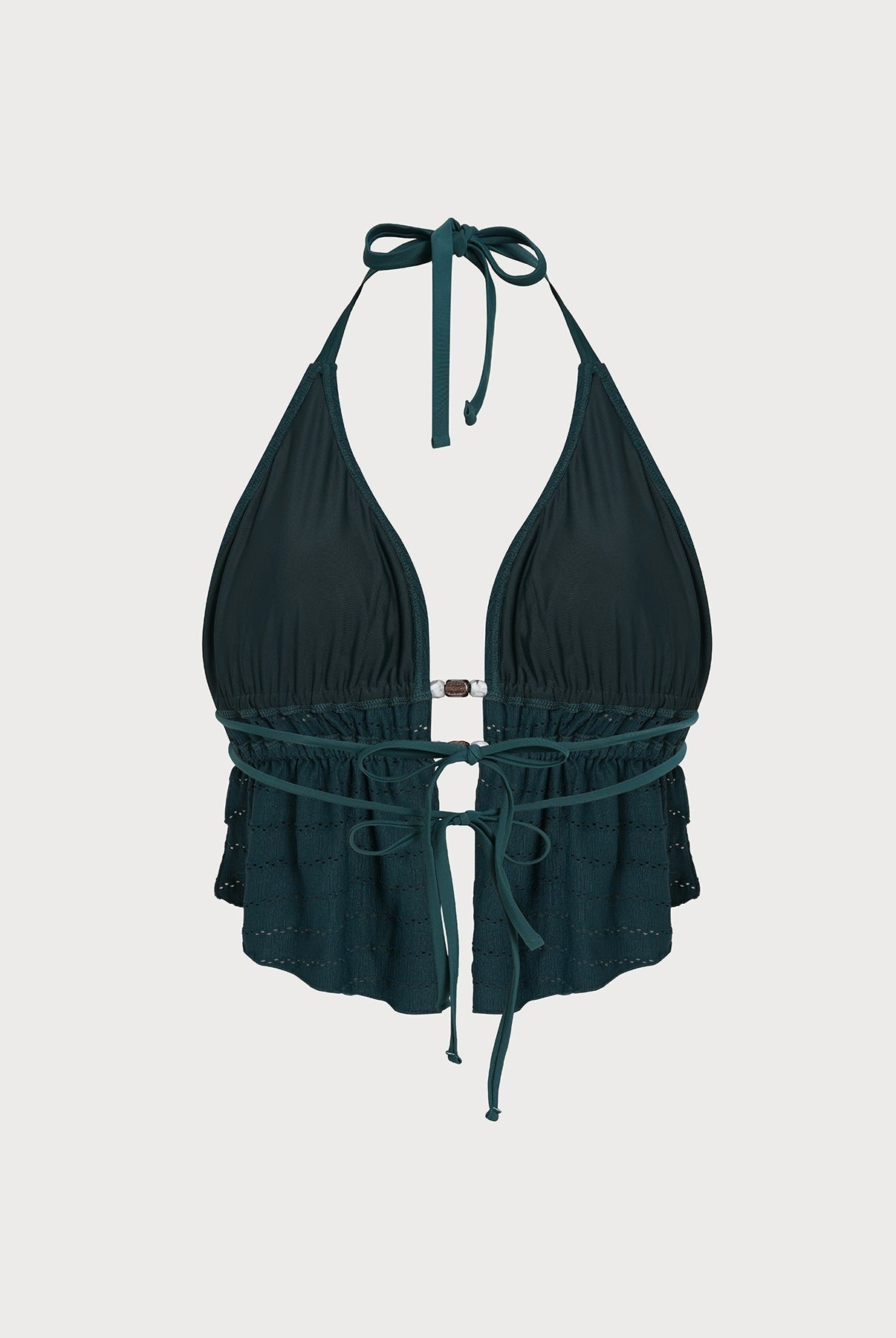 Women Knitted Nylon Tankini Tops Sustainable Plus Size Tankinis - BERLOOK