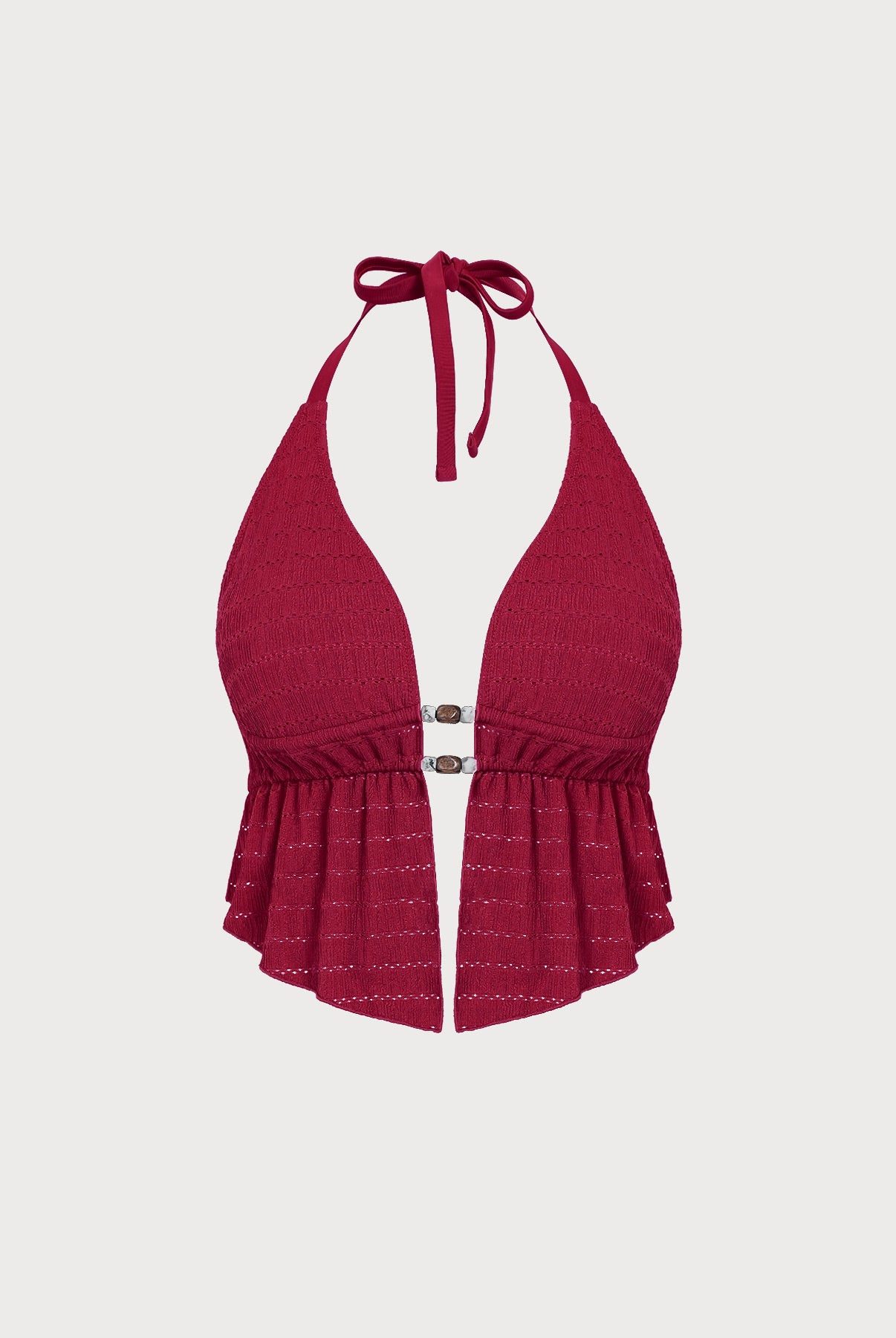 Women Knitted Nylon Tankini Tops Sustainable Plus Size Tankinis - BERLOOK