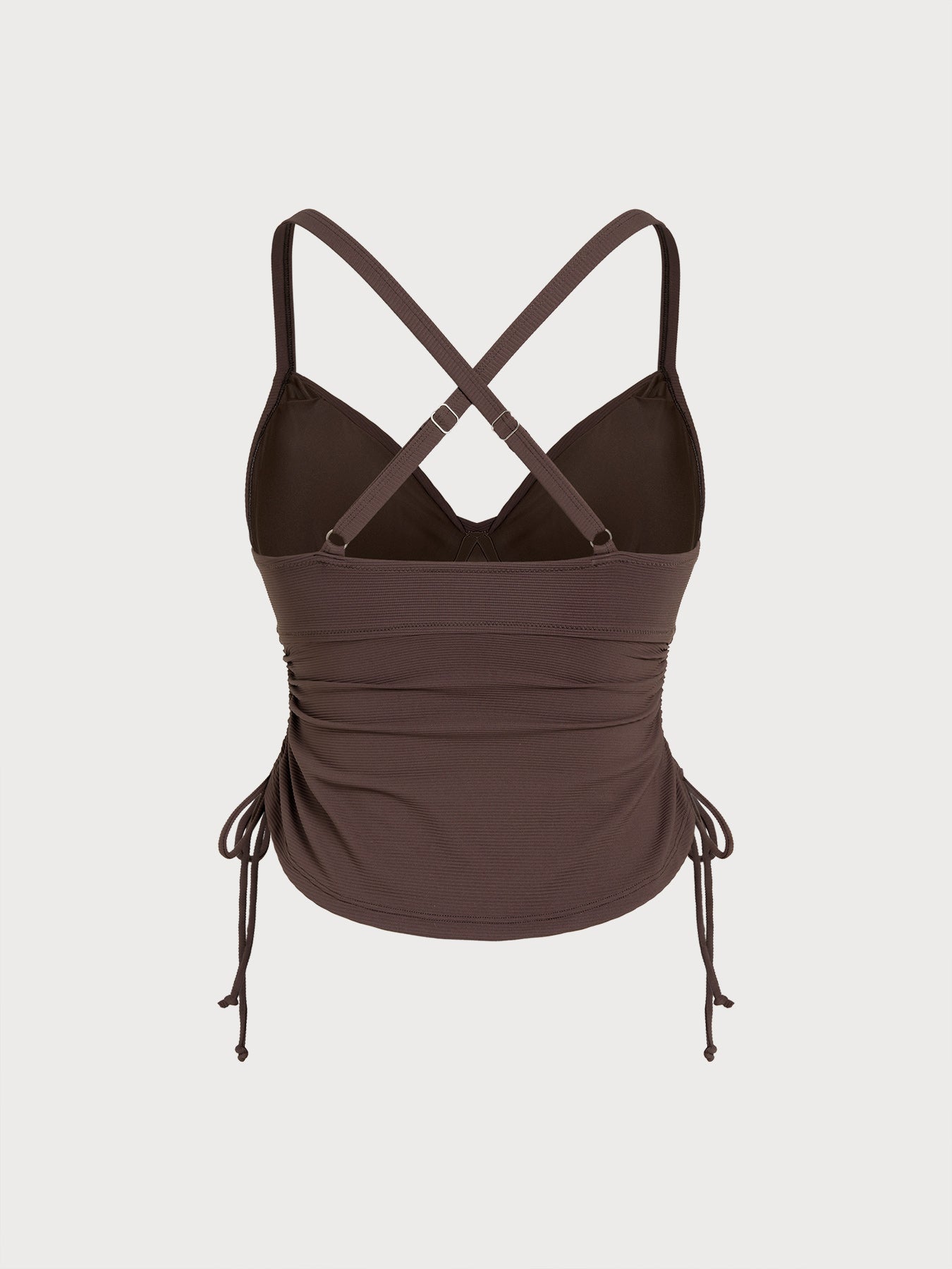 Women Knitted Nylon Tankini Tops Sustainable Plus Size Tankinis - BERLOOK