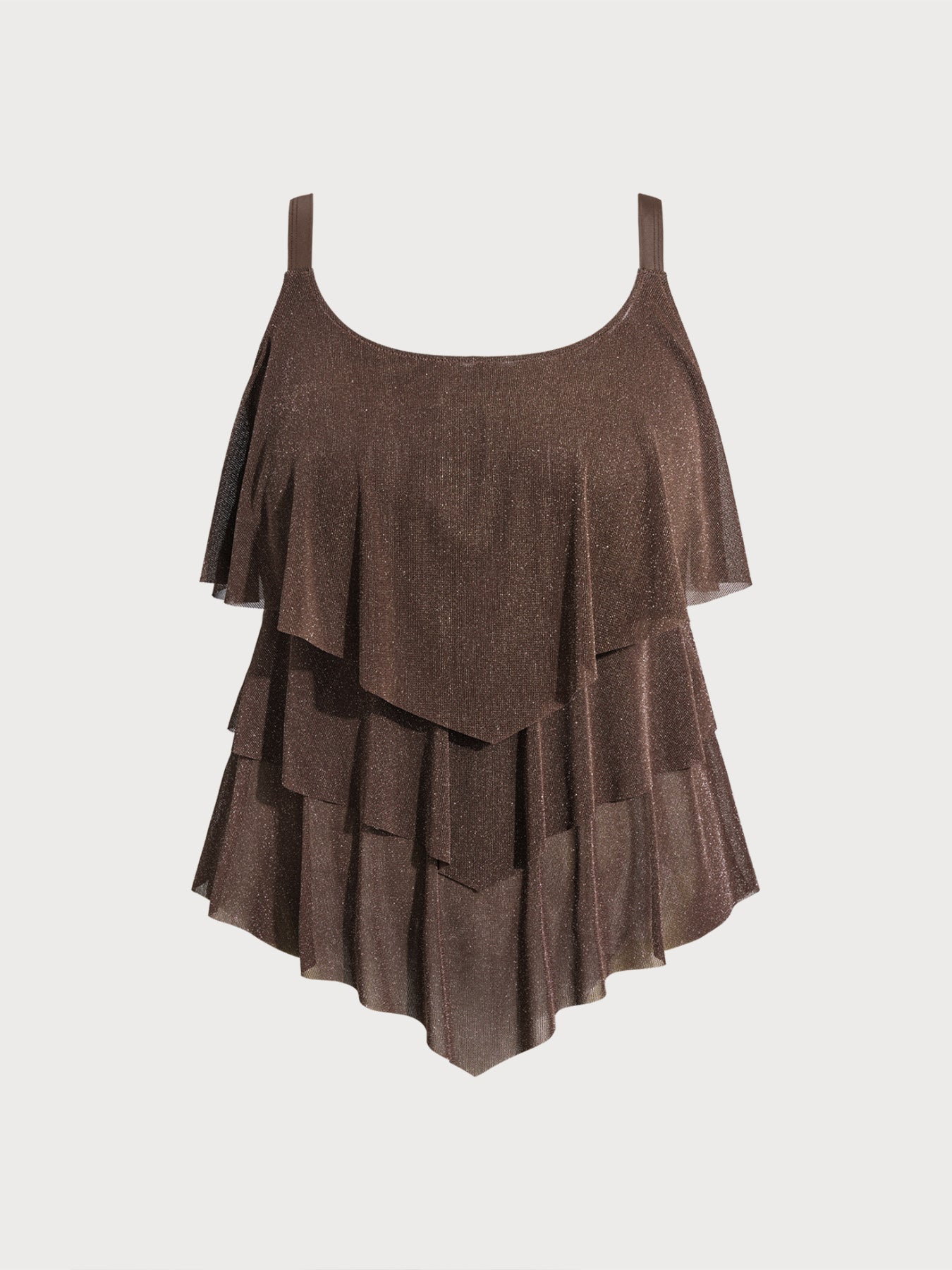 Women Knitted Nylon Tankini Tops Sustainable Plus Size Tankinis - BERLOOK
