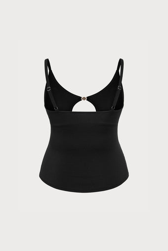 Women Knitted Nylon Tankini Tops 女式针织尼龙坦基 Sustainable Plus Size Tankinis - BERLOOK