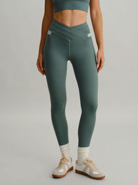 Women Knitted Nylon Yoga Leggings Sustainable Yoga Bottoms - BERLOOK