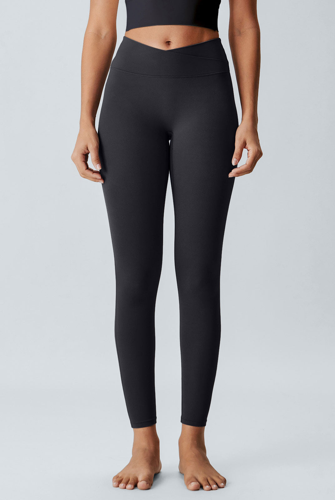 Women Knitted Nylon Yoga Leggings Sustainable Yoga Bottoms - BERLOOK