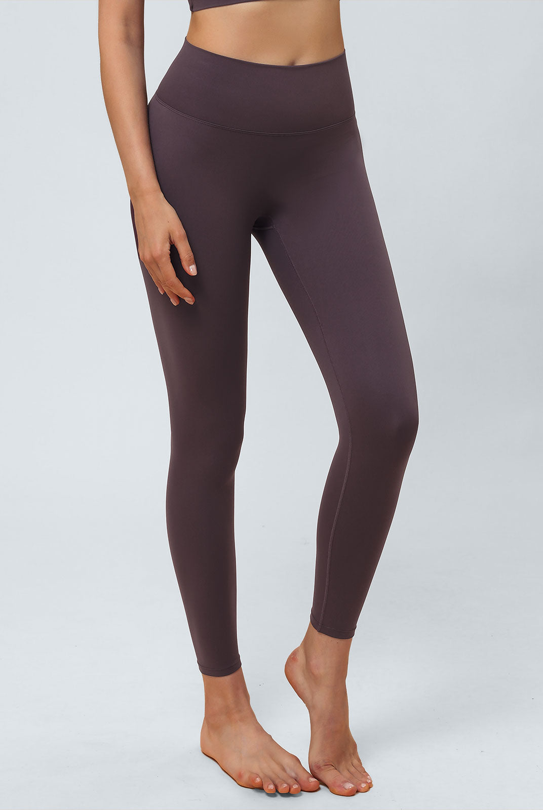 Women Knitted Nylon Yoga Leggings Sustainable Yoga Bottoms - BERLOOK