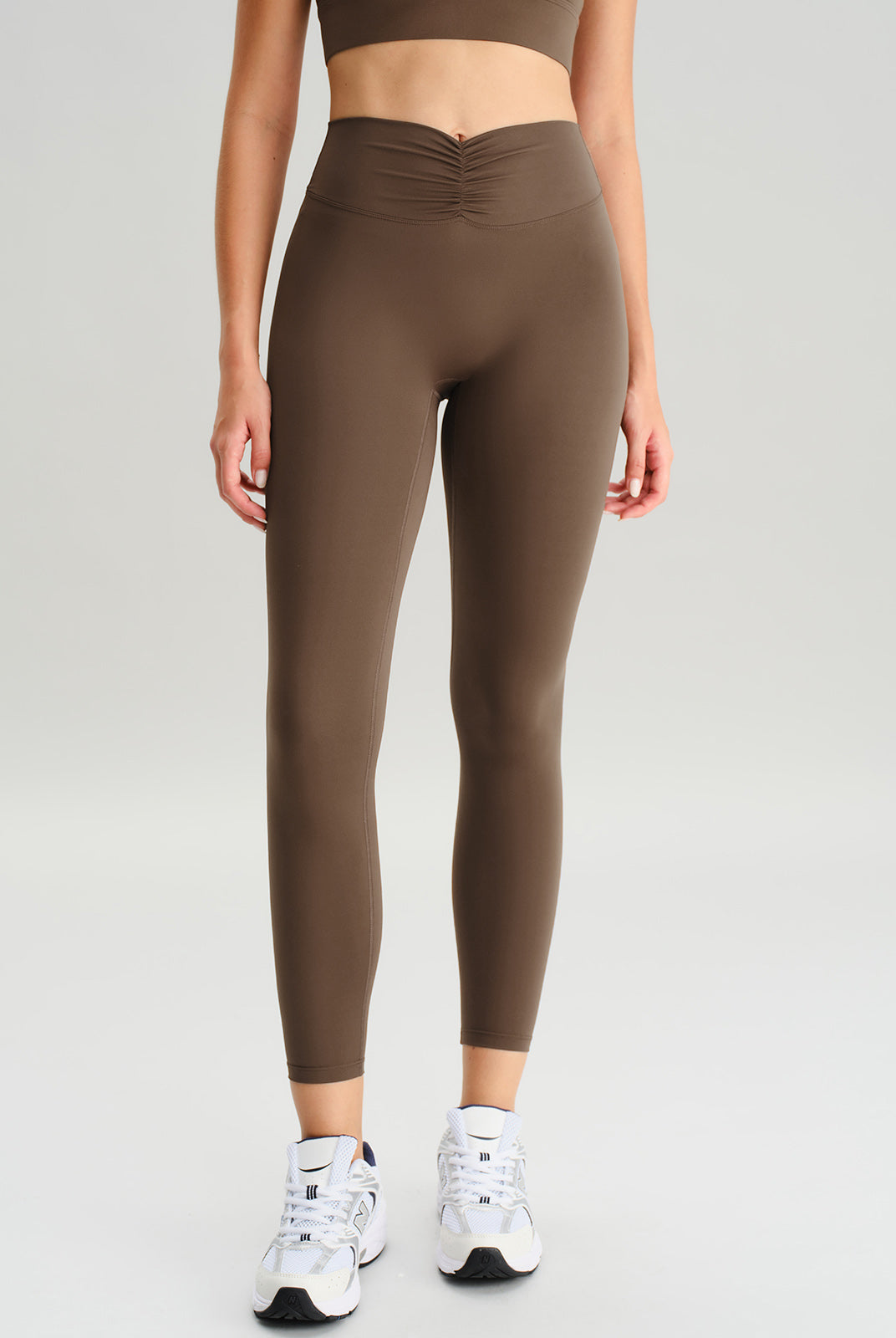 Women Knitted Nylon Yoga Leggings Sustainable Yoga Bottoms - BERLOOK