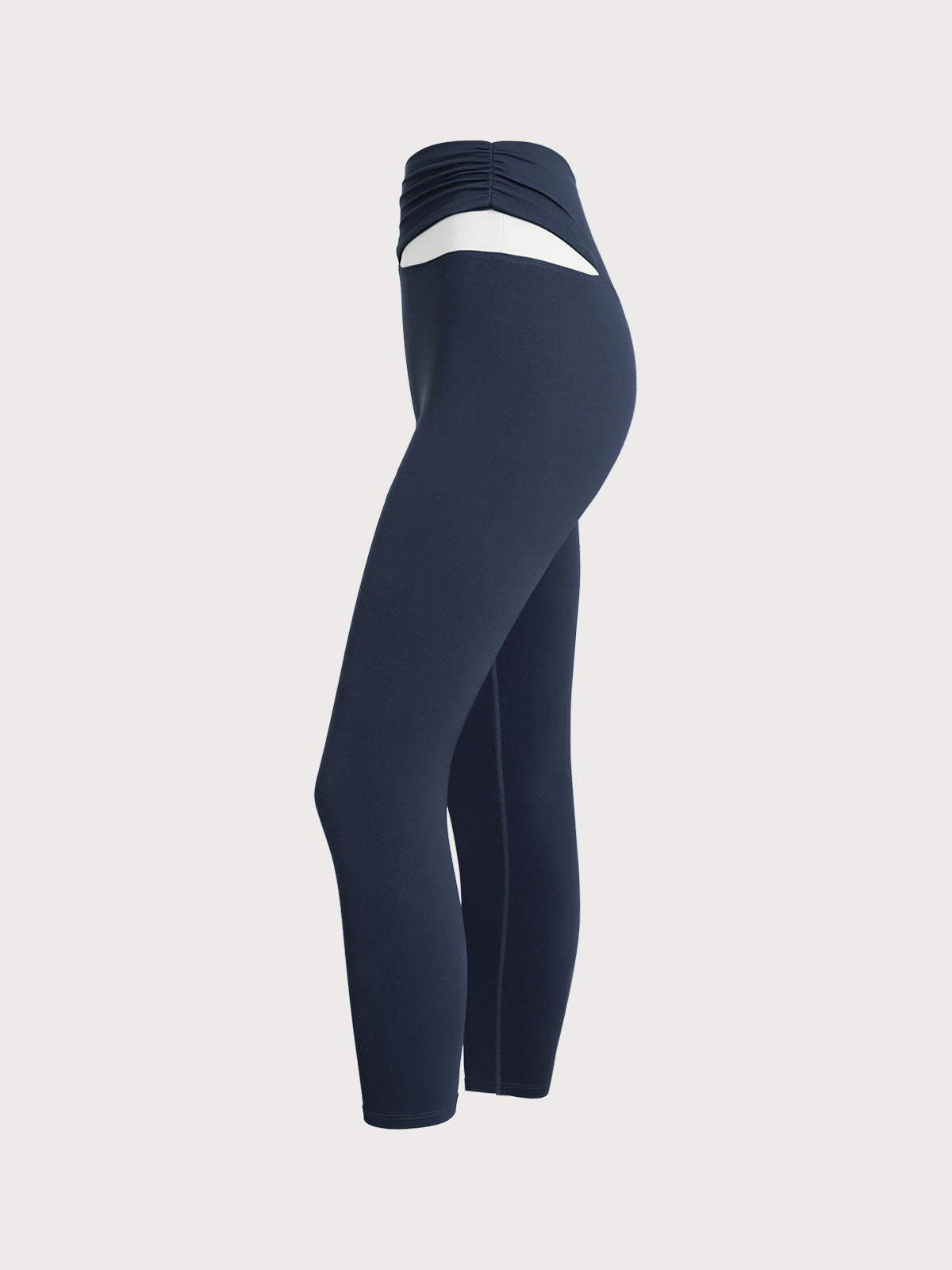 Women Knitted Nylon Yoga Leggings Sustainable Yoga Bottoms - BERLOOK