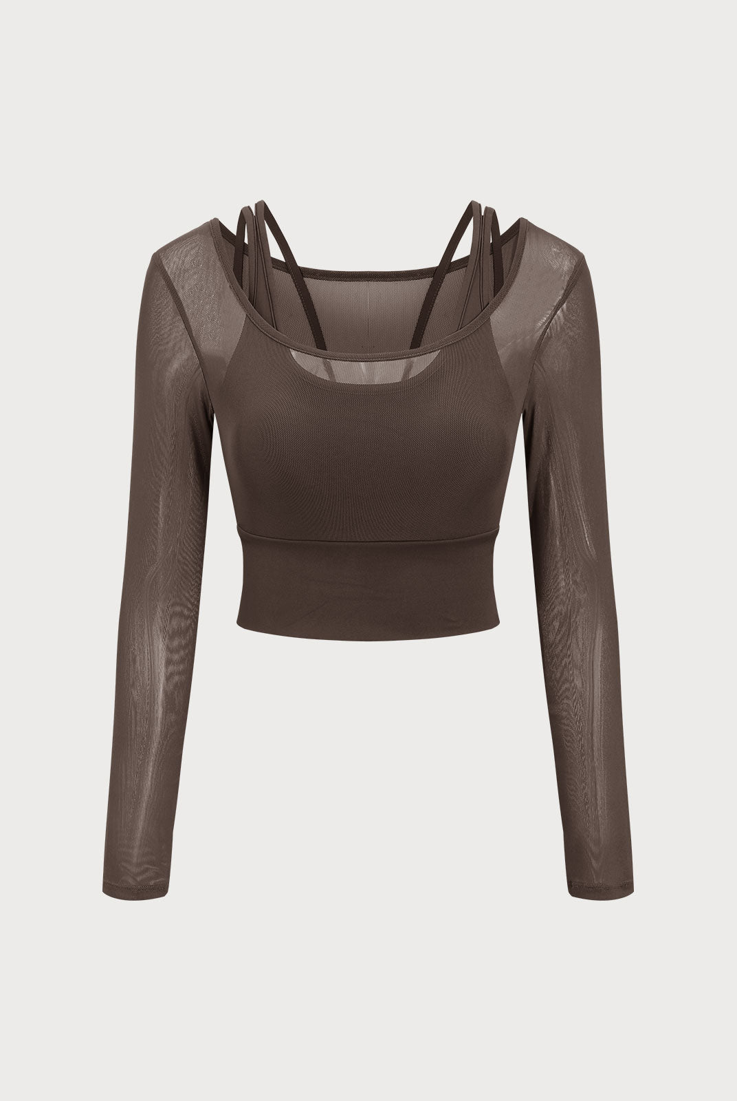 Women Knitted Nylon Yoga Long Sleeve Tops Sustainable Yoga Tops - BERLOOK