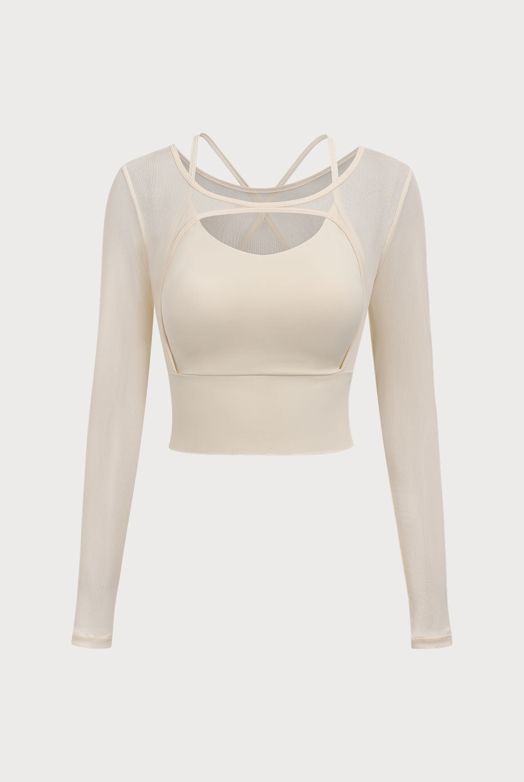 Women Knitted Nylon Yoga Long Sleeve Tops Sustainable Yoga Tops - BERLOOK