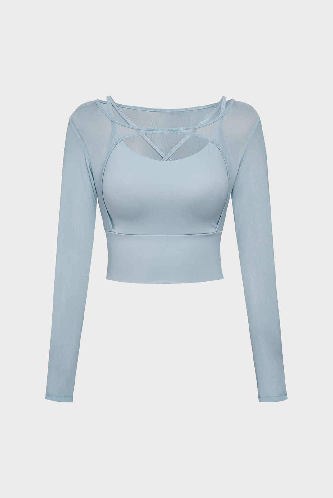 Women Knitted Nylon Yoga Long Sleeve Tops Sustainable Yoga Tops - BERLOOK