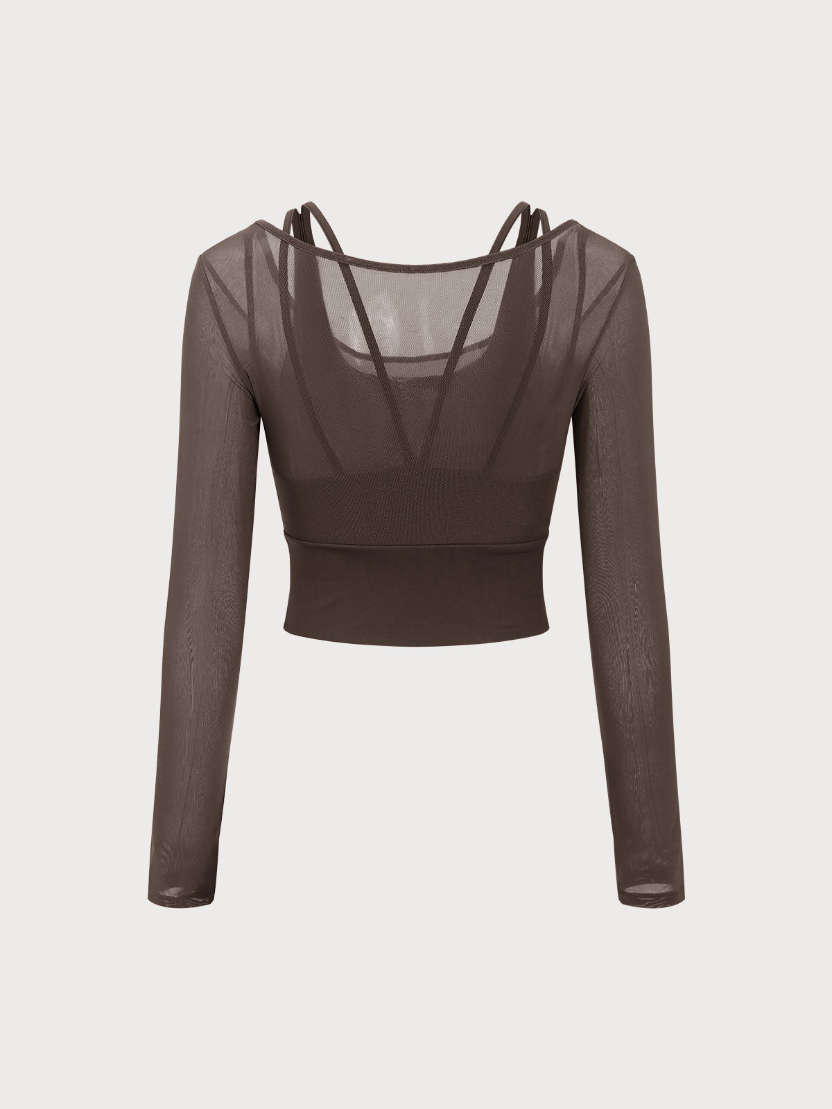 Women Knitted Nylon Yoga Long Sleeve Tops Sustainable Yoga Tops - BERLOOK