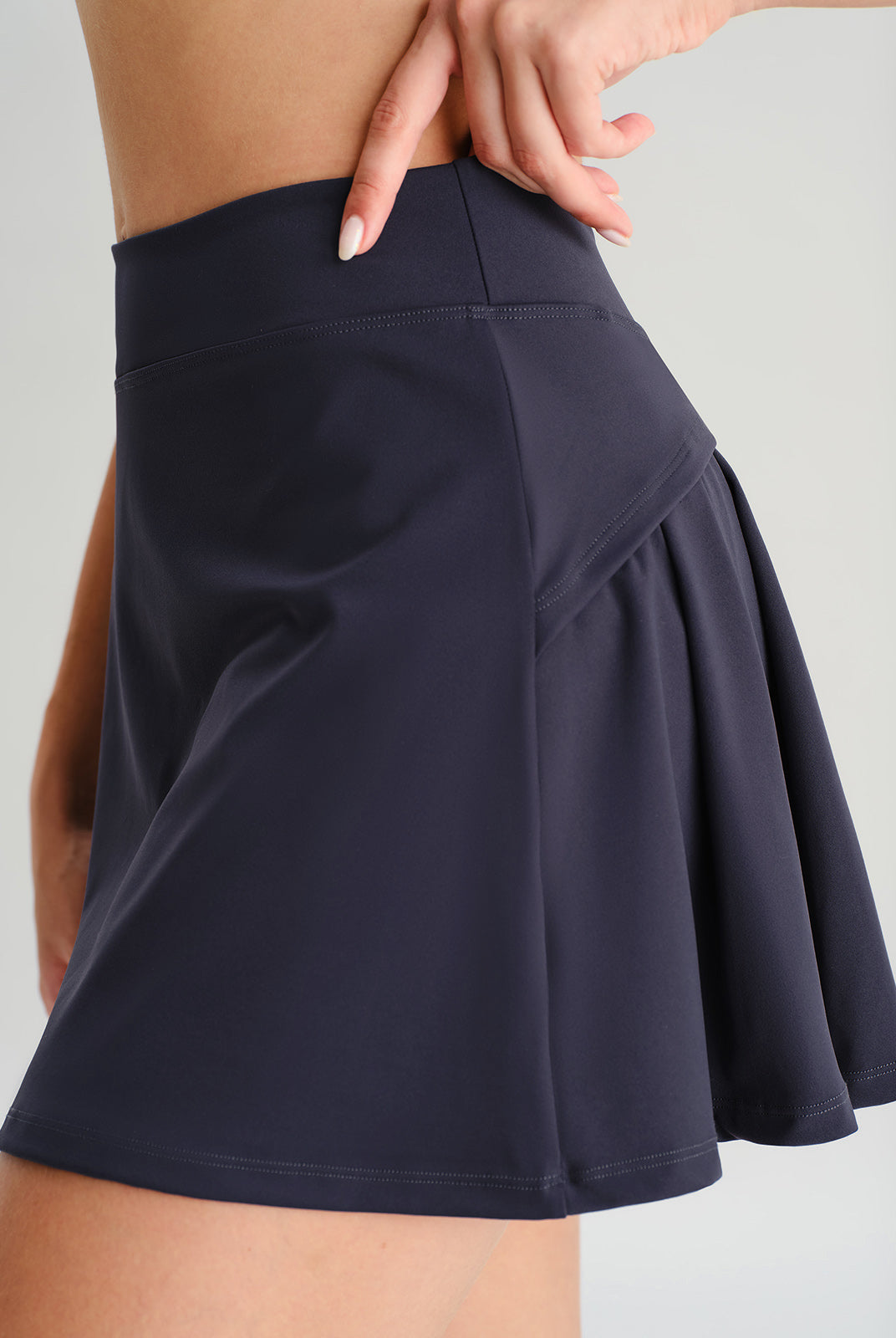 Women Knitted Nylon Yoga Skirts Sustainable Yoga Bottoms - BERLOOK