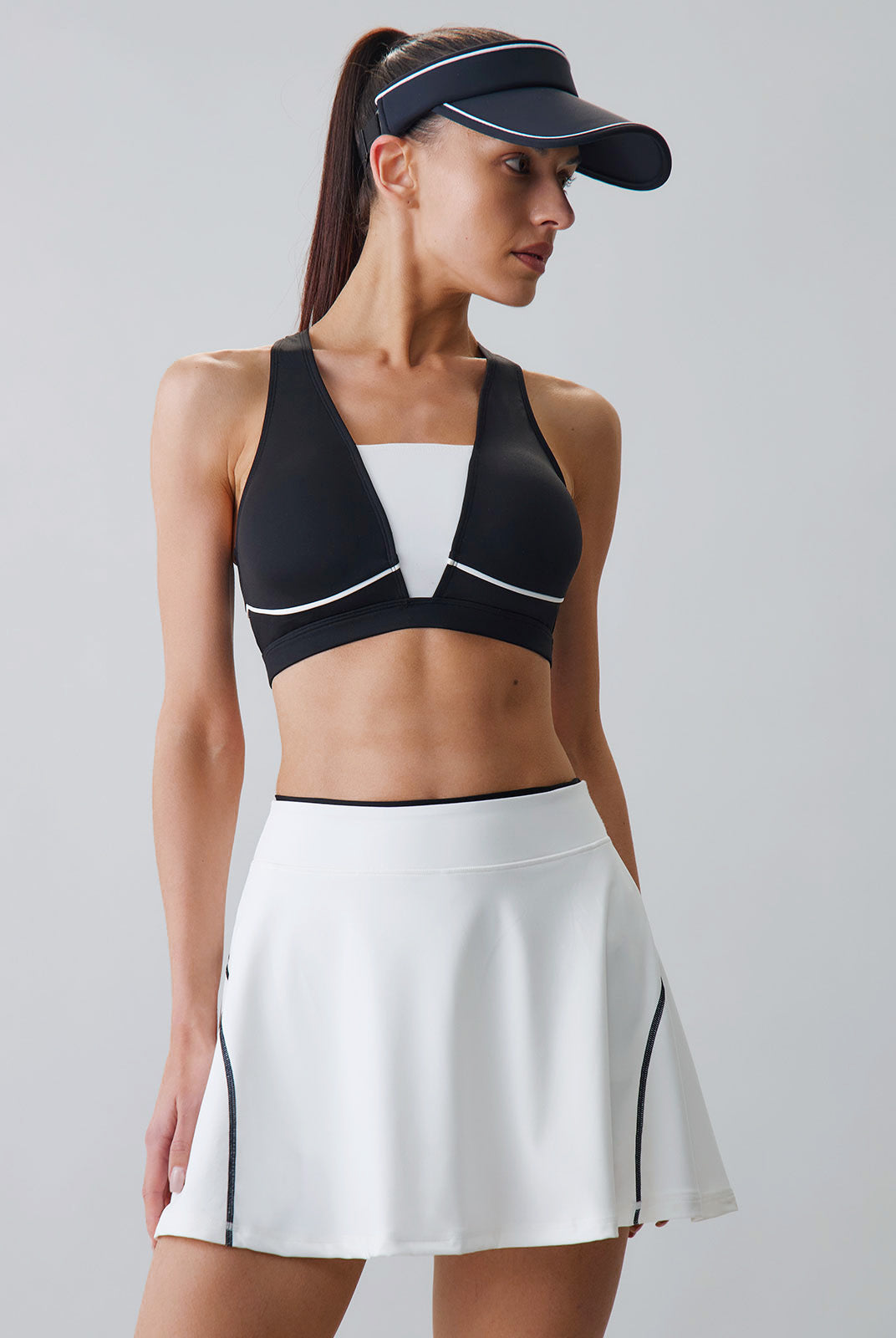 Women Knitted Nylon Yoga Skirts Sustainable Yoga Bottoms - BERLOOK