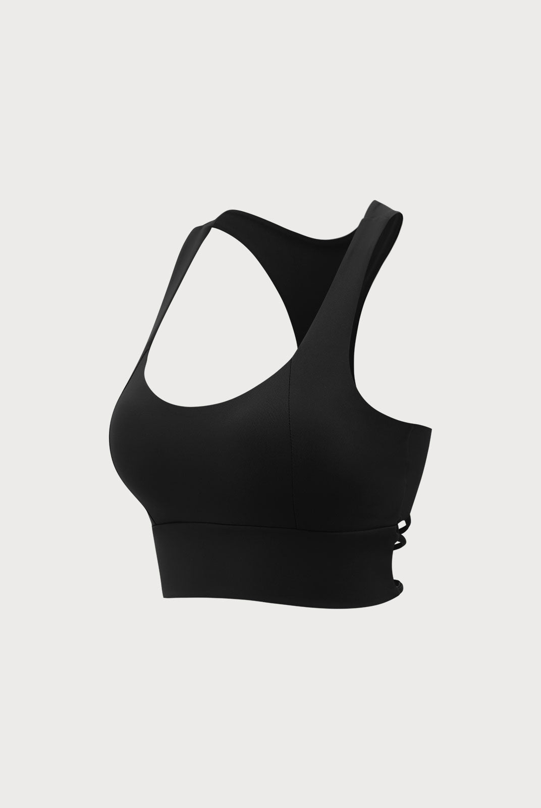 Women Knitted Nylon Yoga Sports Bras Sustainable Yoga Tops - BERLOOK