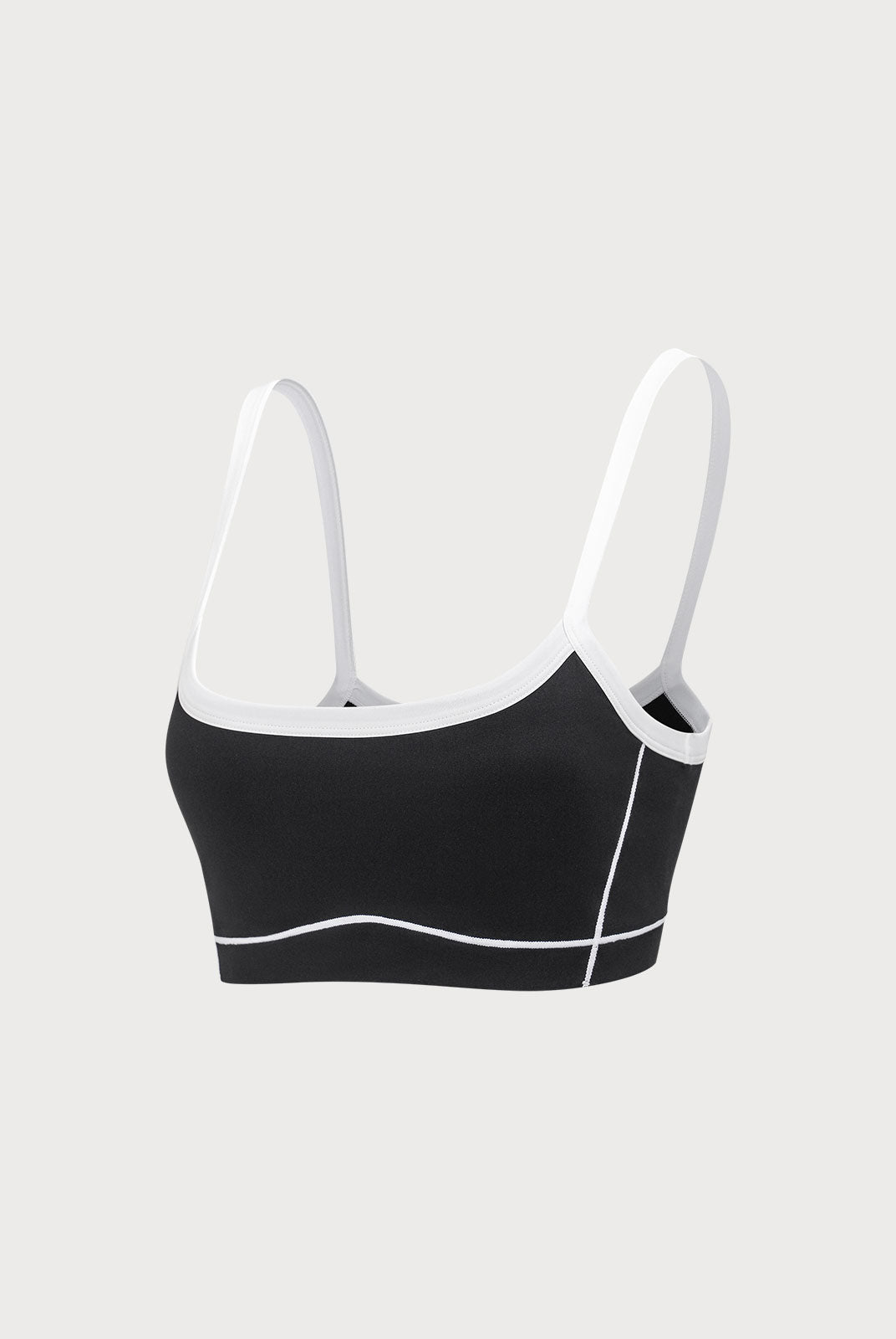 Women Knitted Nylon Yoga Sports Bras Sustainable Yoga Tops - BERLOOK