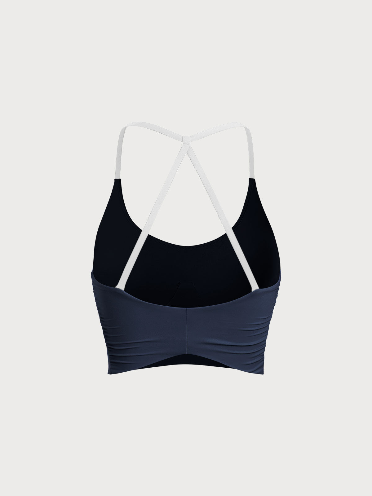 Women Knitted Nylon Yoga Sports Bras Sustainable Yoga Tops - BERLOOK