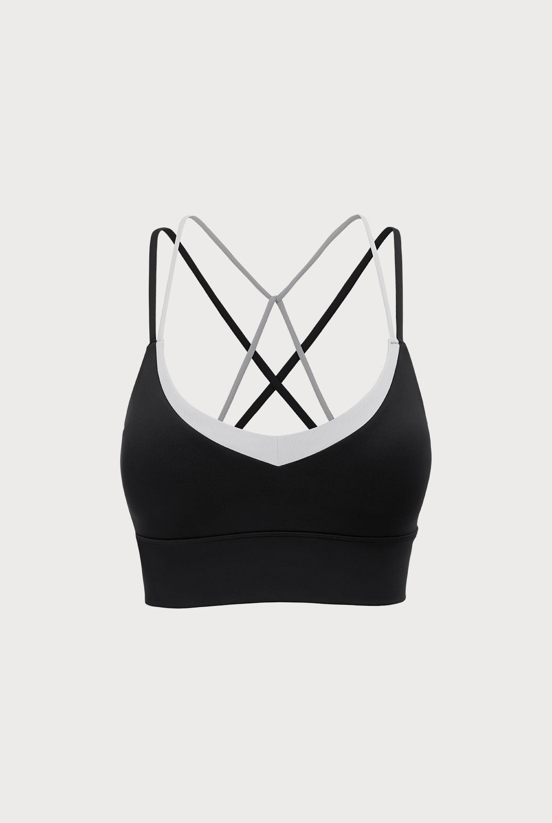 Women Knitted Nylon Yoga Sports Bras Sustainable Yoga Tops - BERLOOK