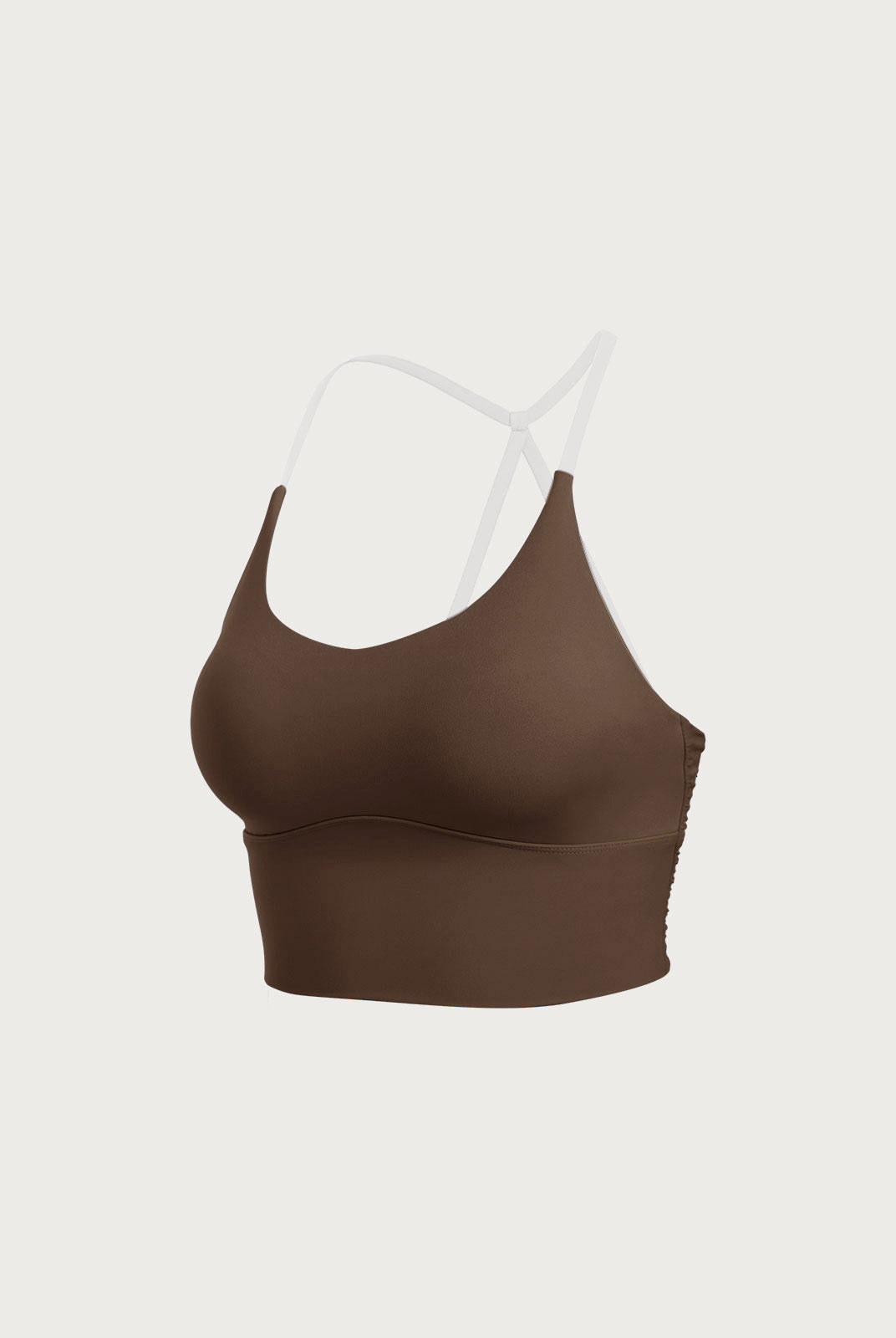 Women Knitted Nylon Yoga Sports Bras Sustainable Yoga Tops - BERLOOK