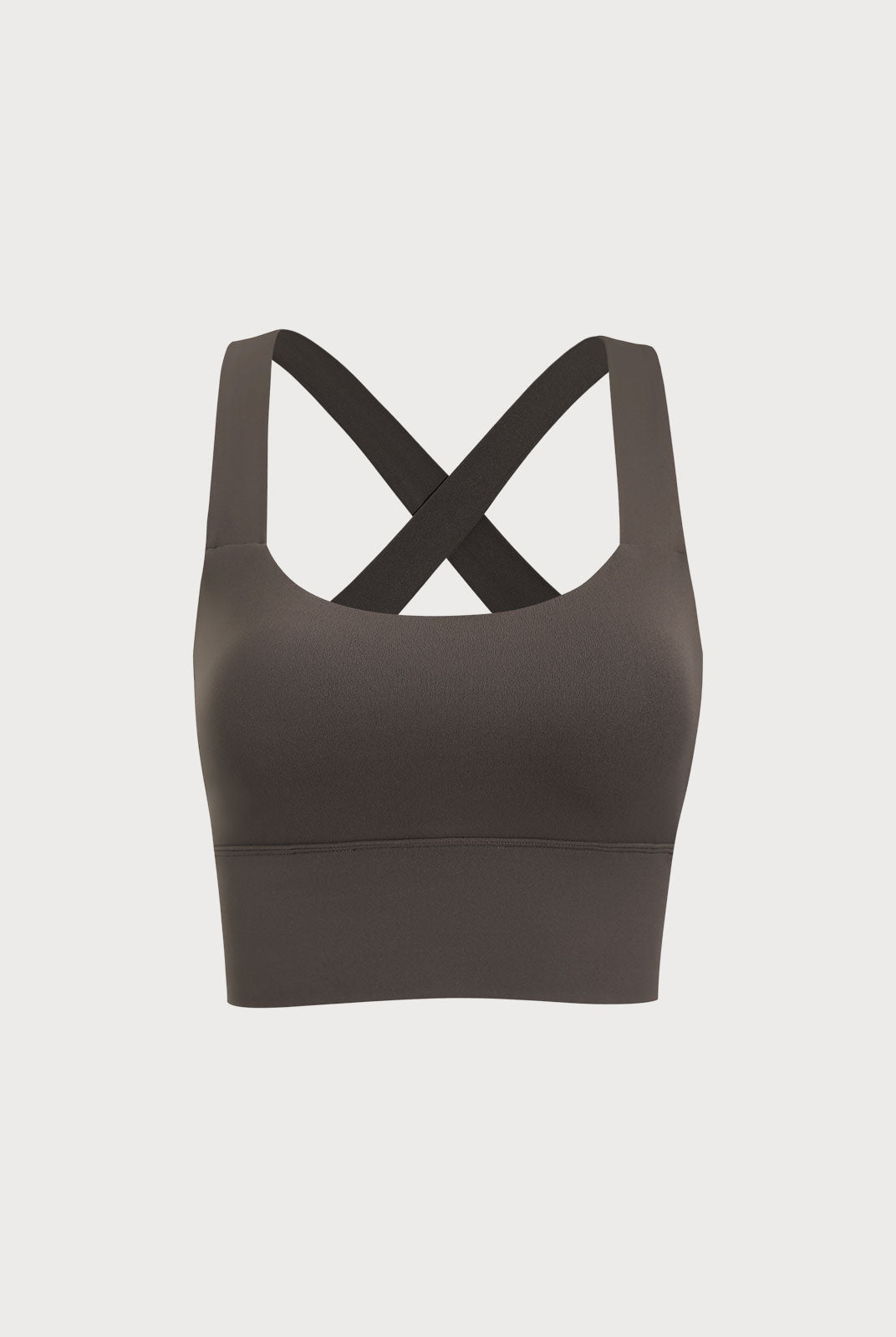 Women Knitted Nylon Yoga Sports Bras Sustainable Yoga Tops - BERLOOK