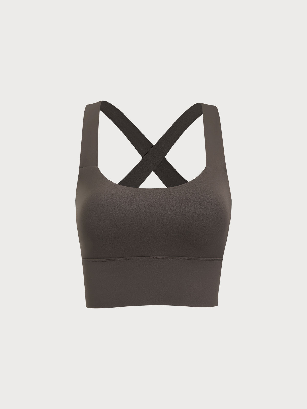 Women Knitted Nylon Yoga Sports Bras Sustainable Yoga Tops - BERLOOK