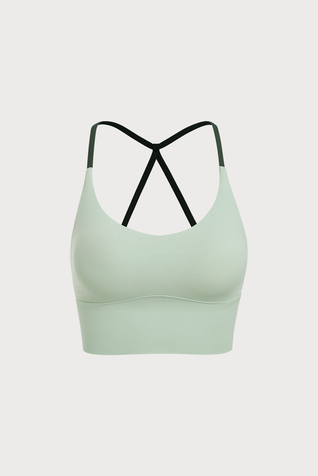 Women Knitted Nylon Yoga Sports Bras Sustainable Yoga Tops - BERLOOK