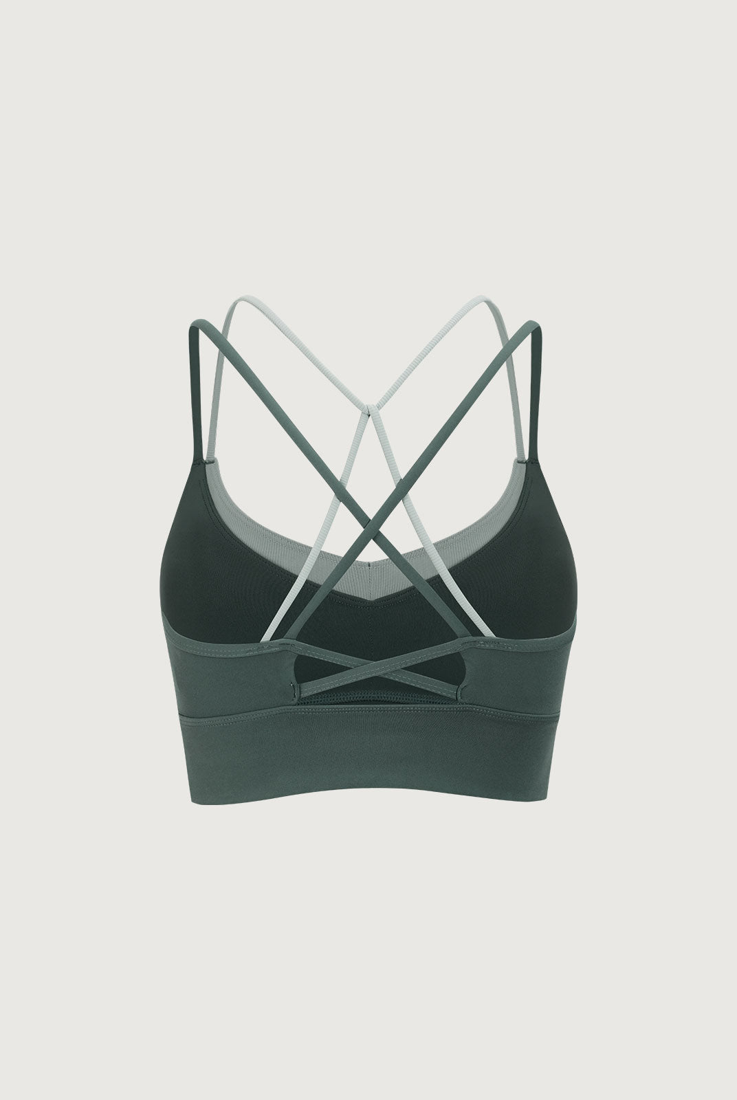 Women Knitted Nylon Yoga Sports Bras Sustainable Yoga Tops - BERLOOK