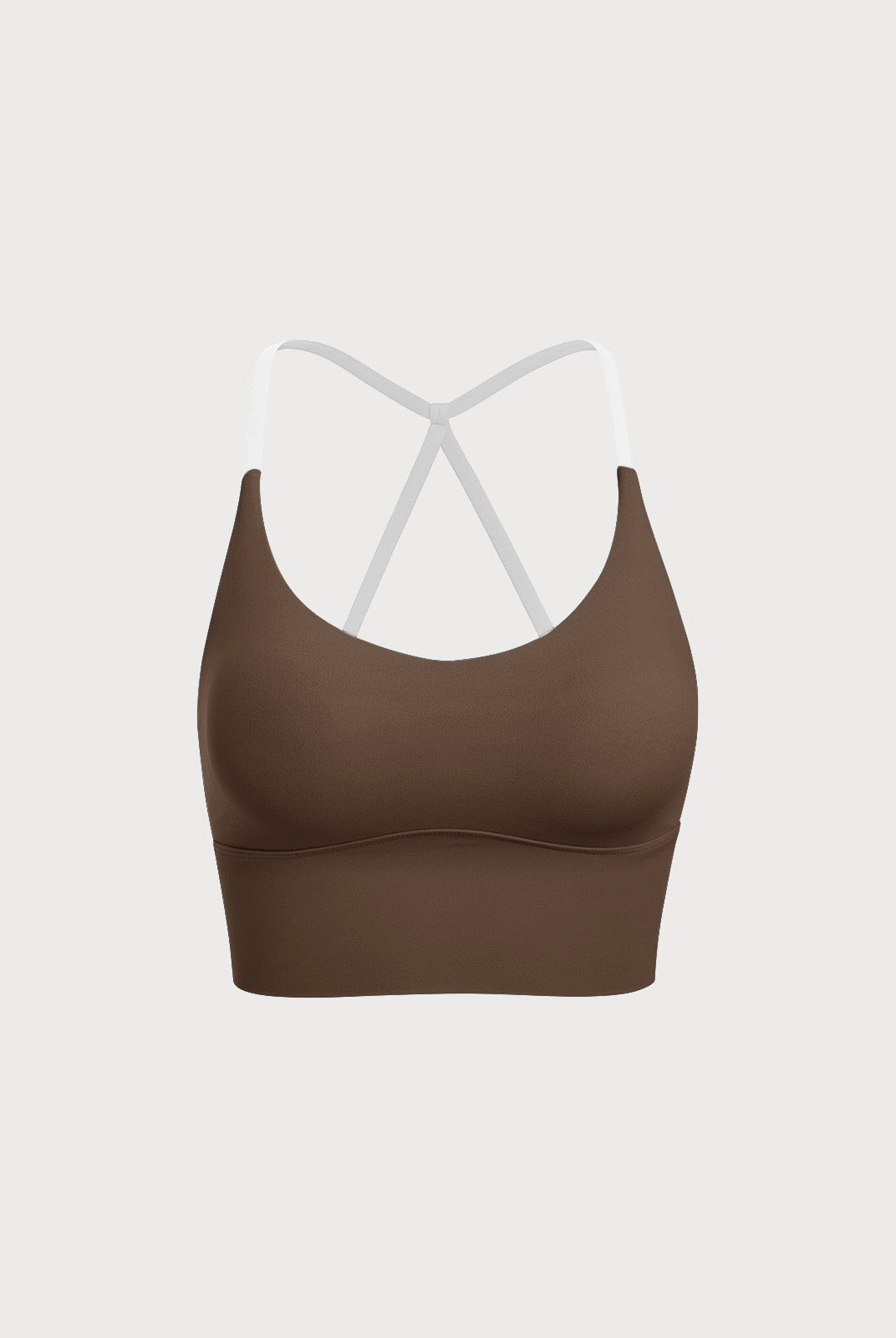 Women Knitted Nylon Yoga Sports Bras Sustainable Yoga Tops - BERLOOK
