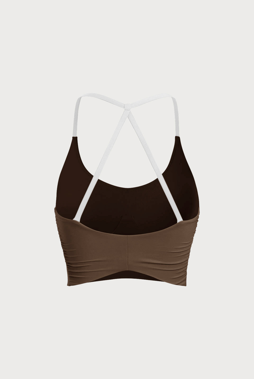 Women Knitted Nylon Yoga Sports Bras Sustainable Yoga Tops - BERLOOK