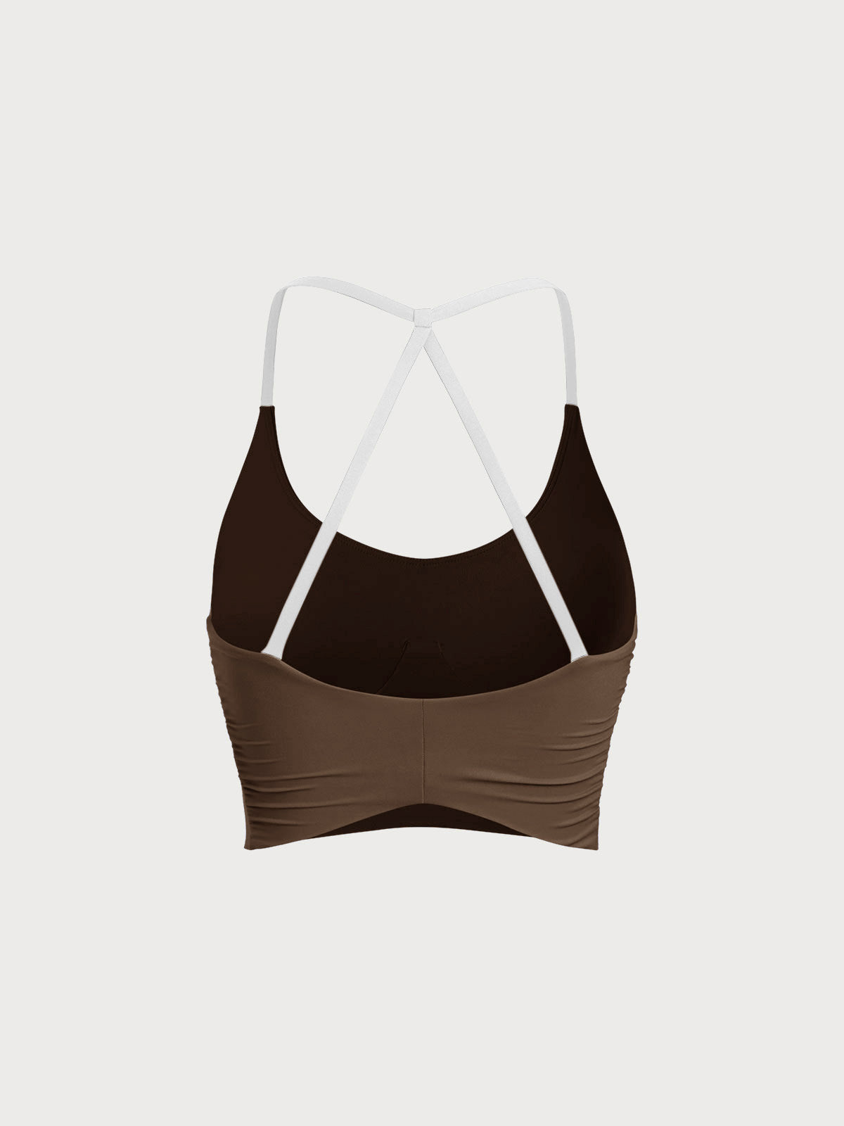 Women Knitted Nylon Yoga Sports Bras Sustainable Yoga Tops - BERLOOK